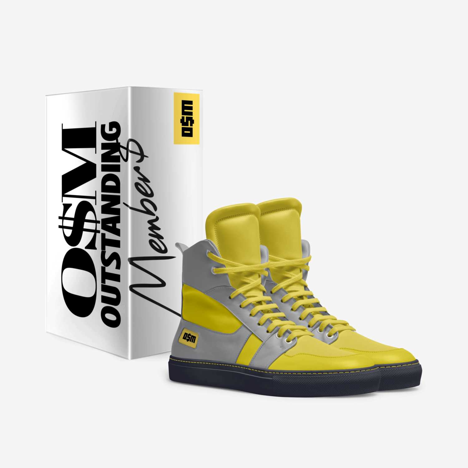 O$M custom made in Italy shoes by Ahad Bey | Box view