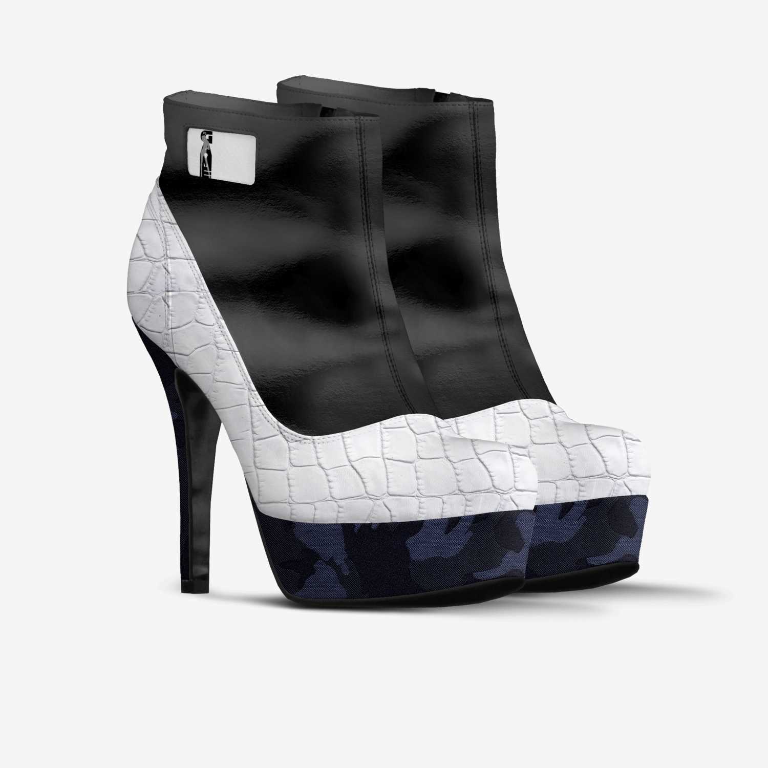 sno bunnies custom made in Italy shoes by Brendon Herry | Double view