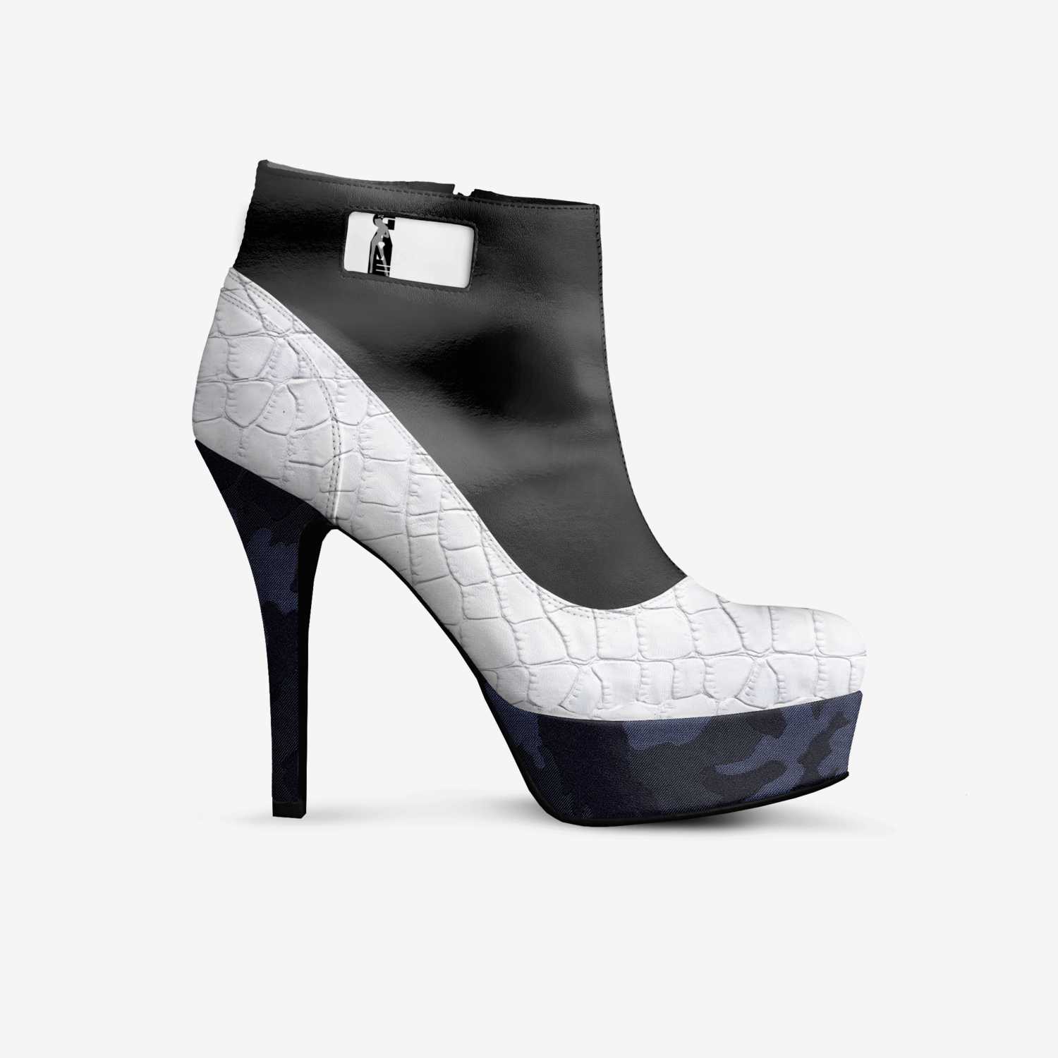 sno bunnies custom made in Italy shoes by Brendon Herry | Side view