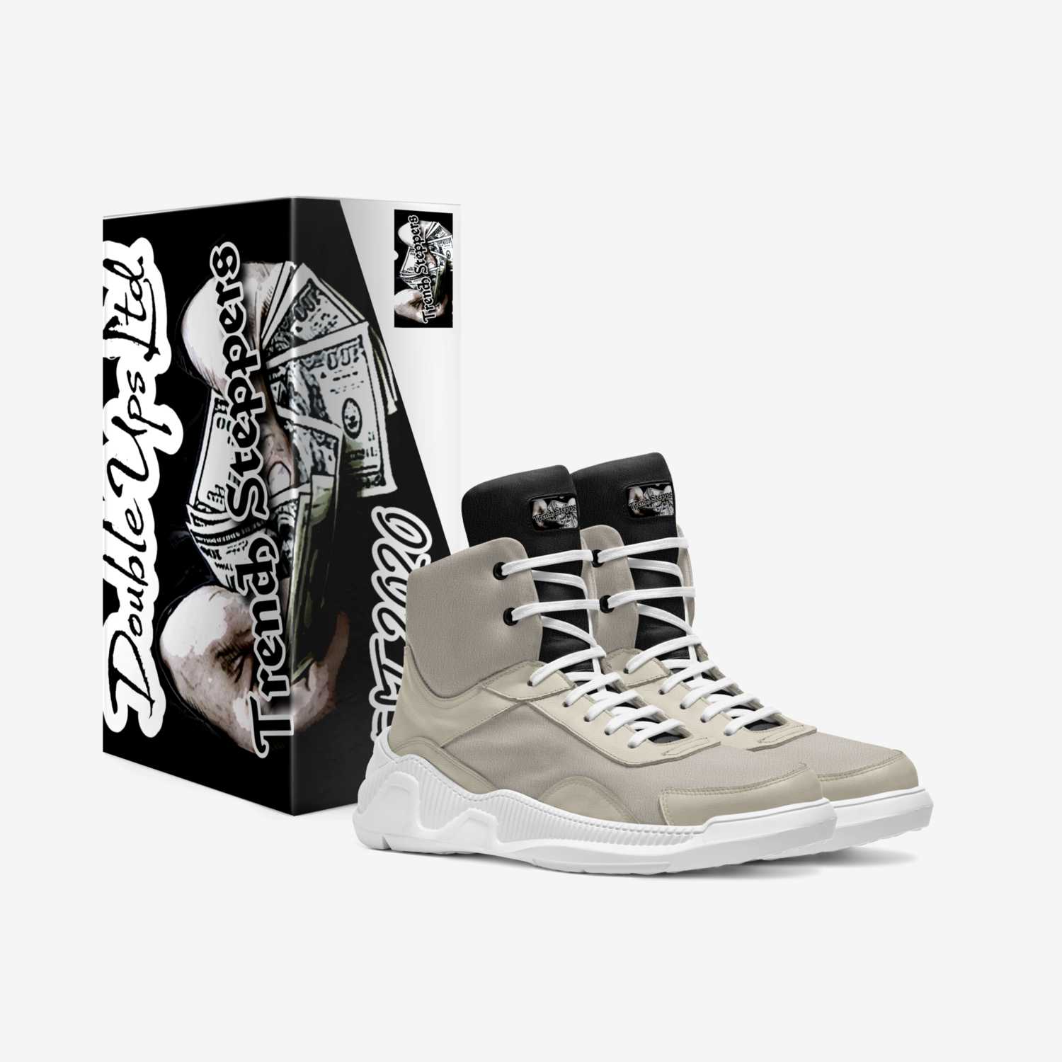 Trench Steppers custom made in Italy shoes by Don Mateo | Box view