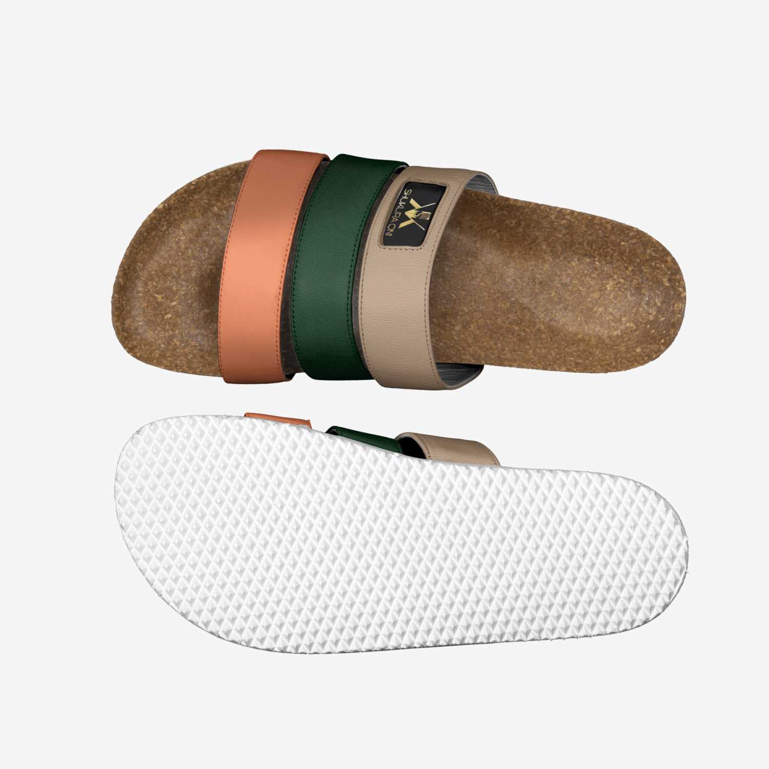 Cantaloupe custom made in Italy shoes by Shukura Oni | Top view