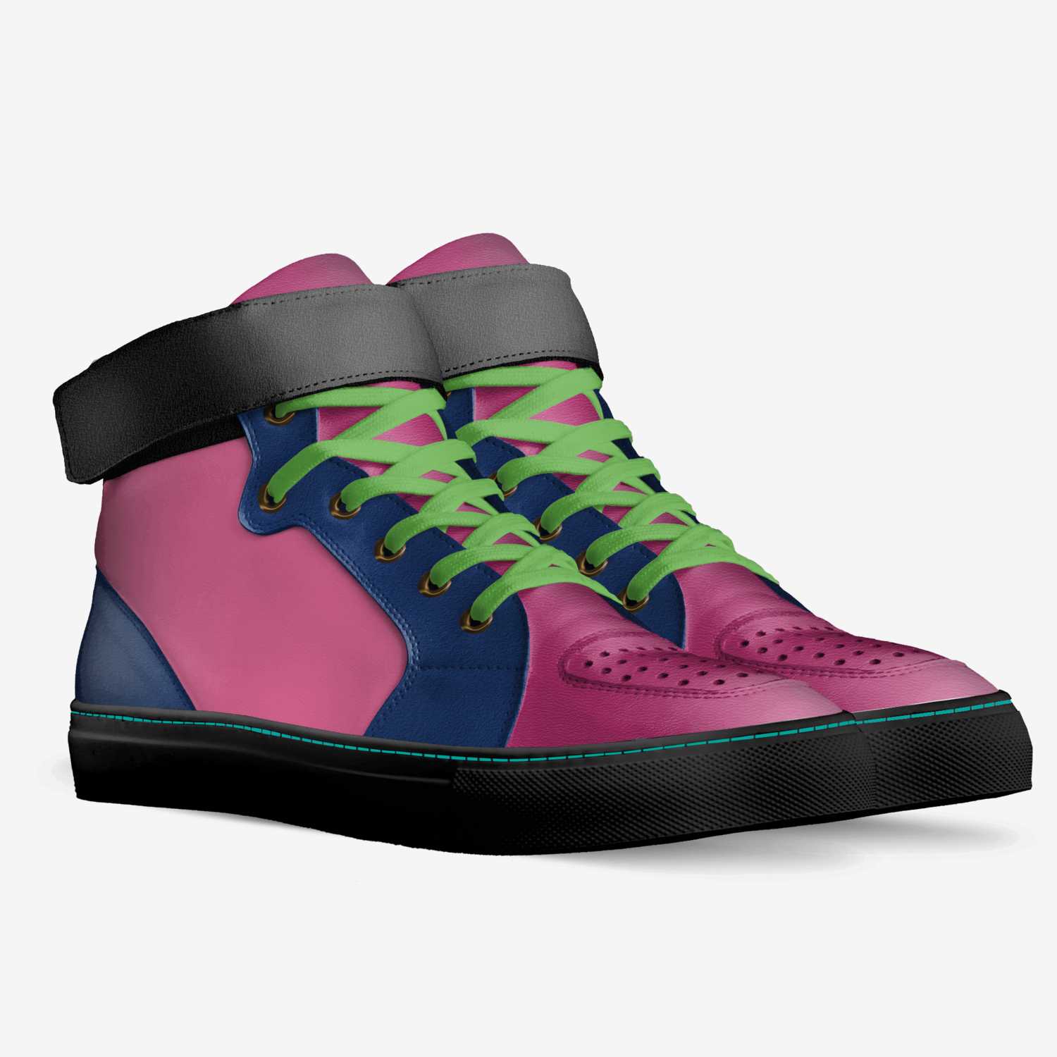 Newerra custom made in Italy shoes by Brooke-lynn Selensky | Double view