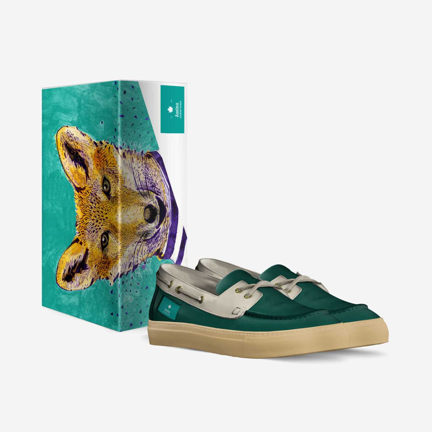 Island Living custom made in Italy shoes by Dawn Dean | Box view
