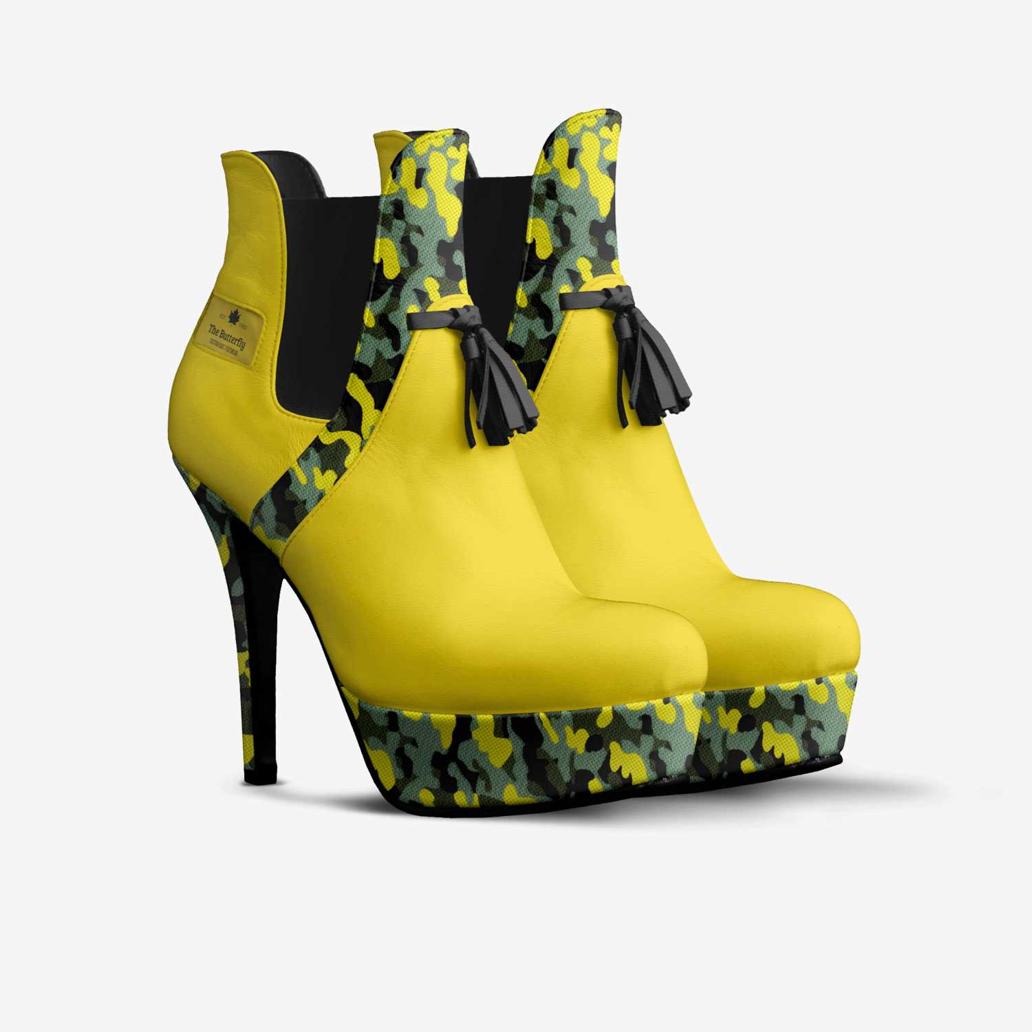 The Butterfly custom made in Italy shoes by Paa Kwaci | Double view
