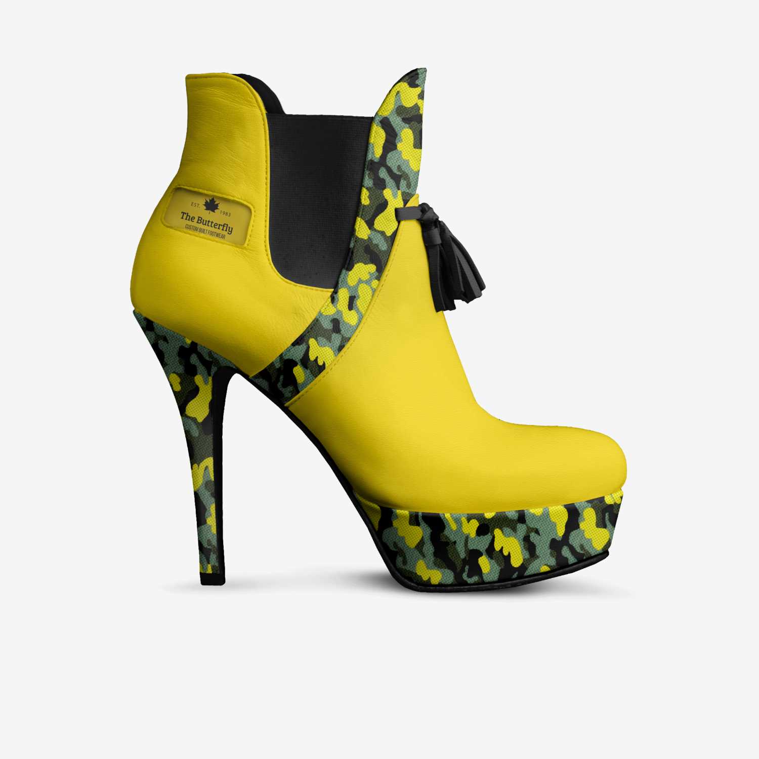 The Butterfly custom made in Italy shoes by Paa Kwaci | Side view