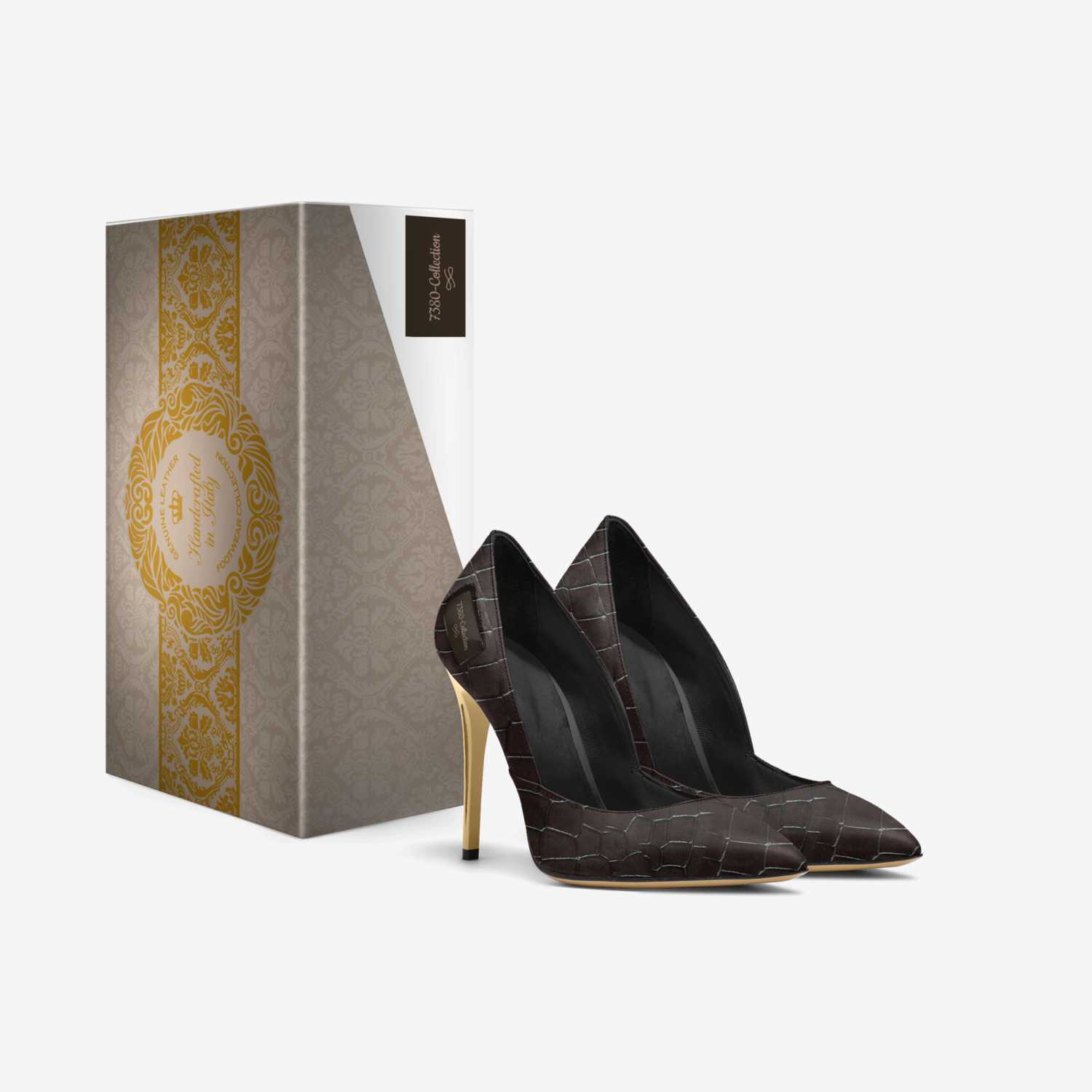7380-Collection custom made in Italy shoes by Dashanti Standberry | Box view