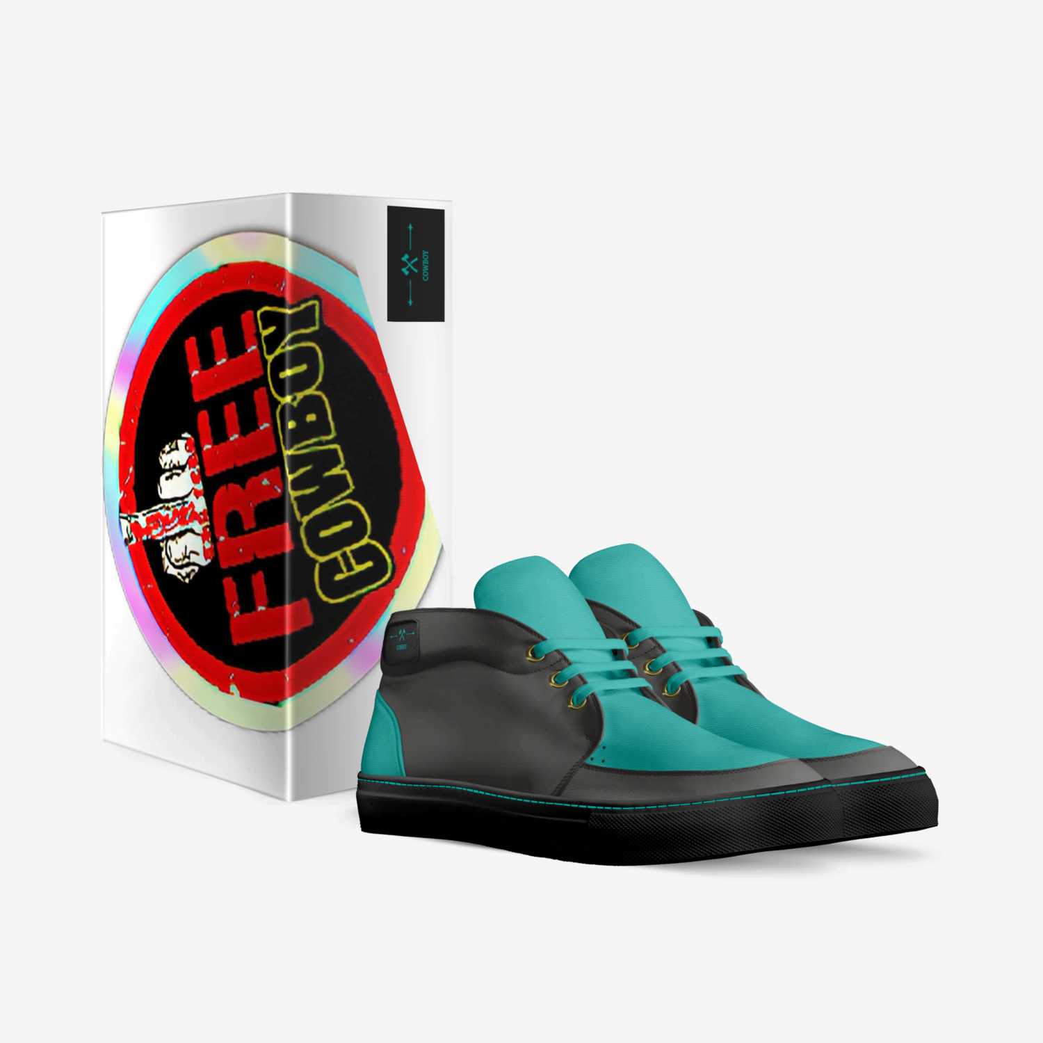 Blackfeet  custom made in Italy shoes by Mike Zimmerman | Box view