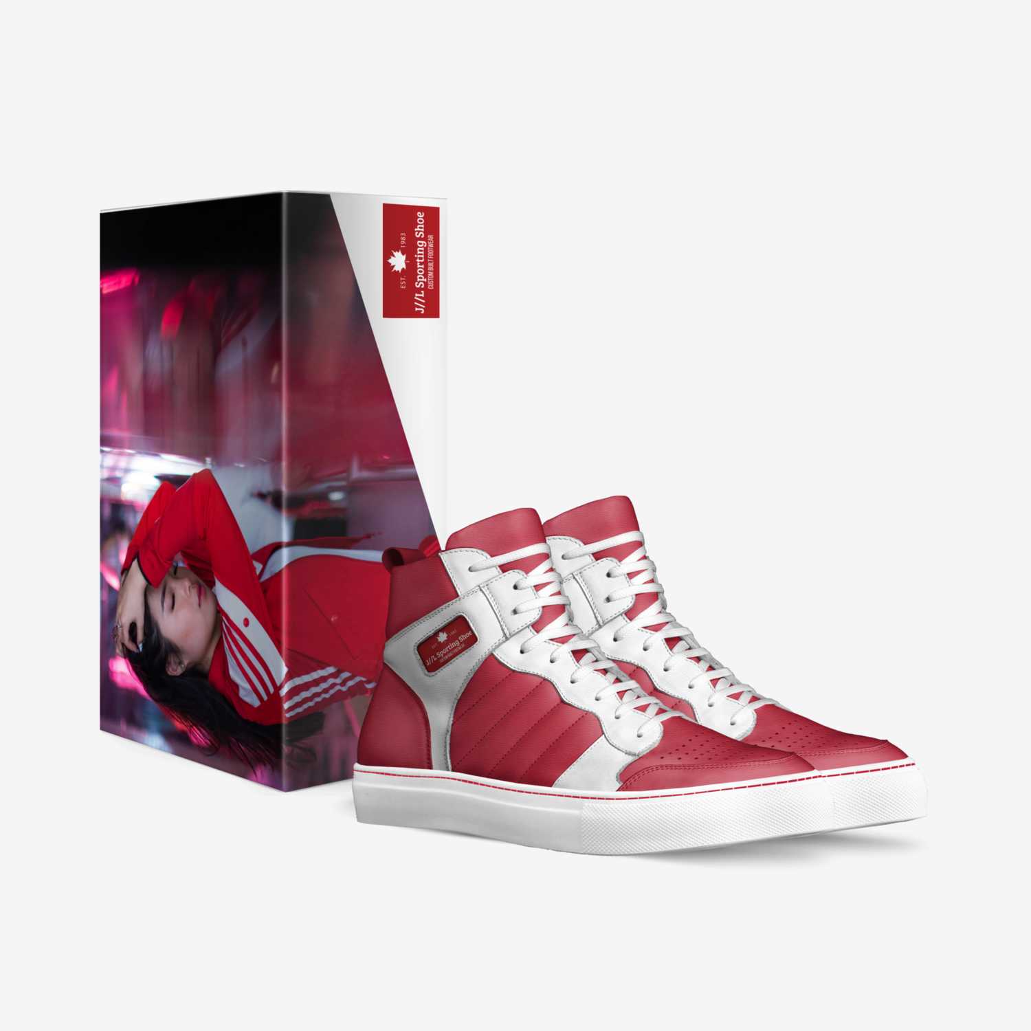 J//L Sporting Shoe custom made in Italy shoes by Jared | Box view