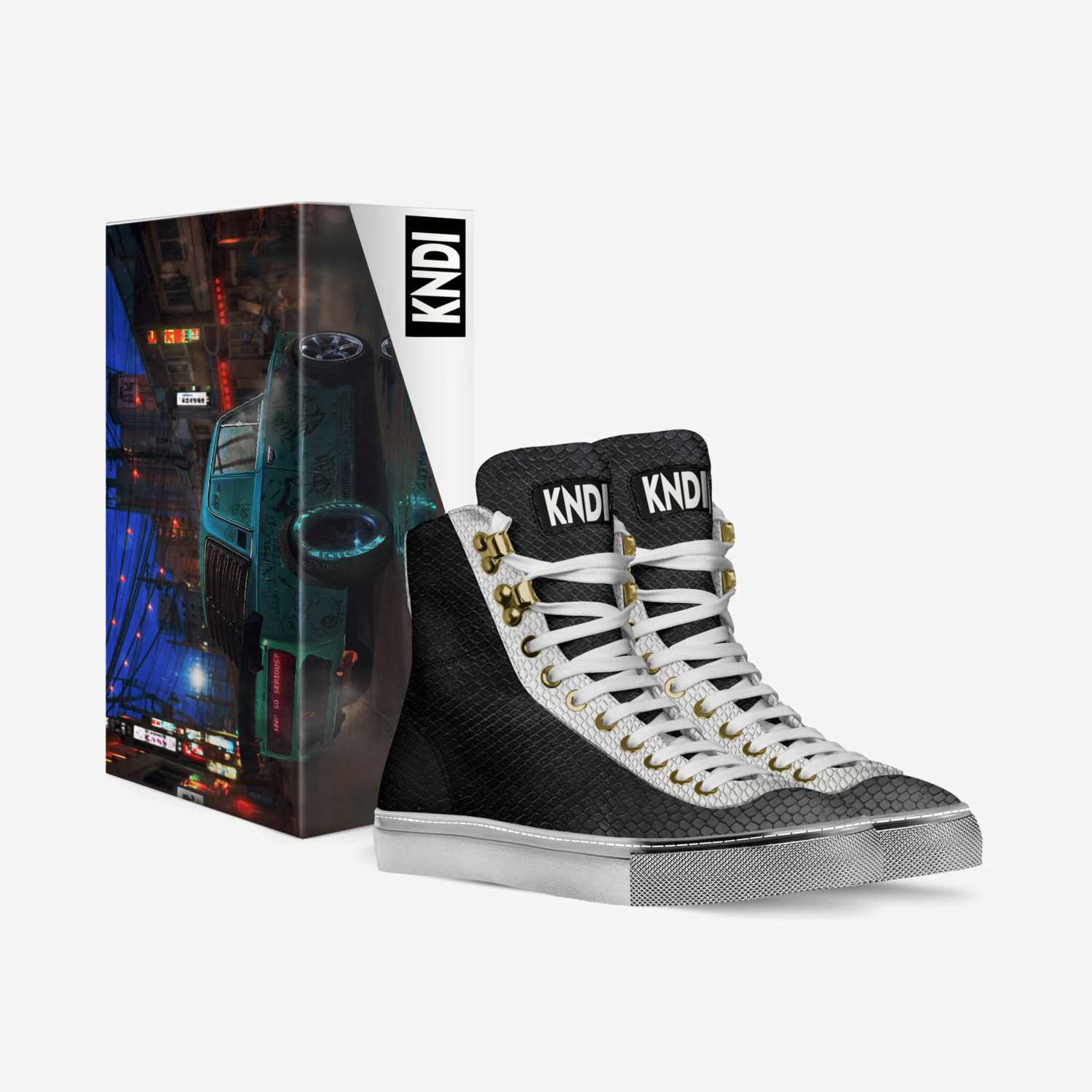 KNDI custom made in Italy shoes by Joey Paradis | Box view