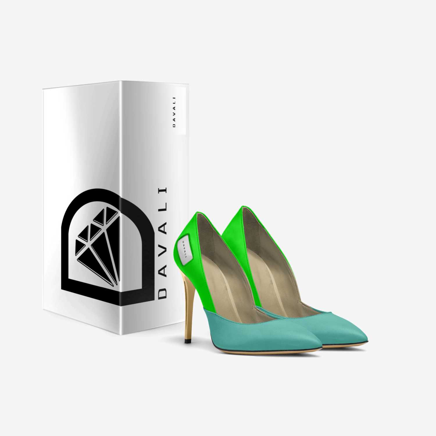 DAVALI custom made in Italy shoes by Tekala Williams | Box view