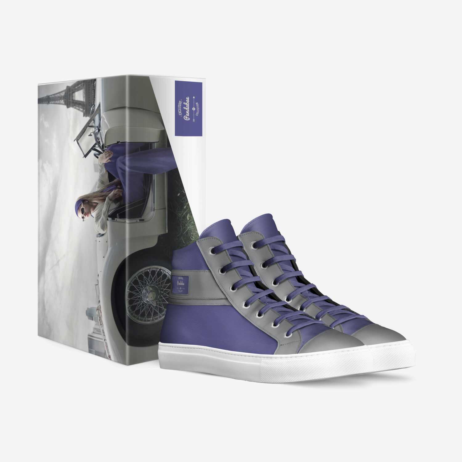Pandabae custom made in Italy shoes by Kiersten Claxton | Box view