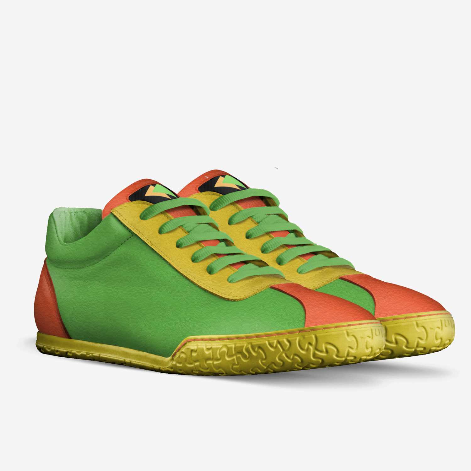 World Traveler custom made in Italy shoes by Lorenzo Bell | Double view