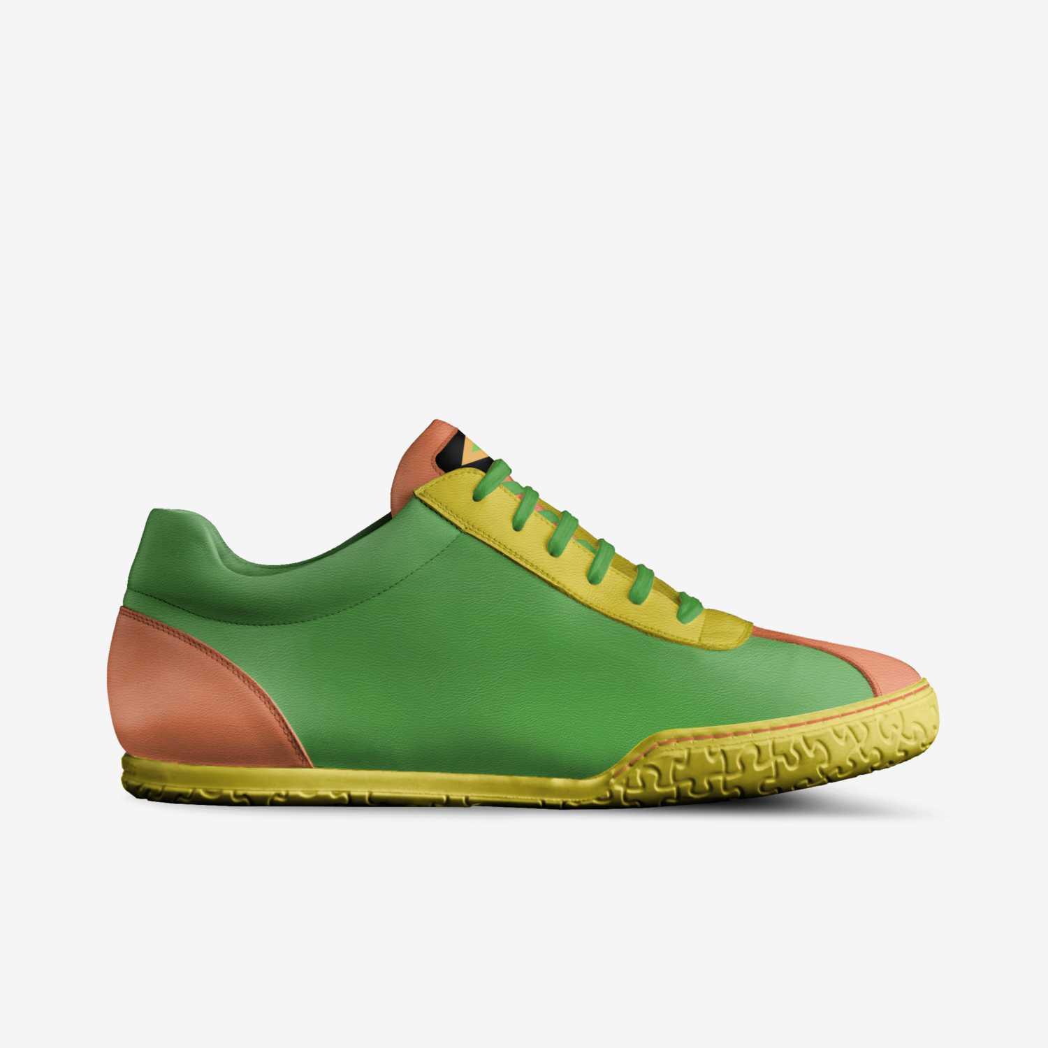 World Traveler custom made in Italy shoes by Lorenzo Bell | Side view