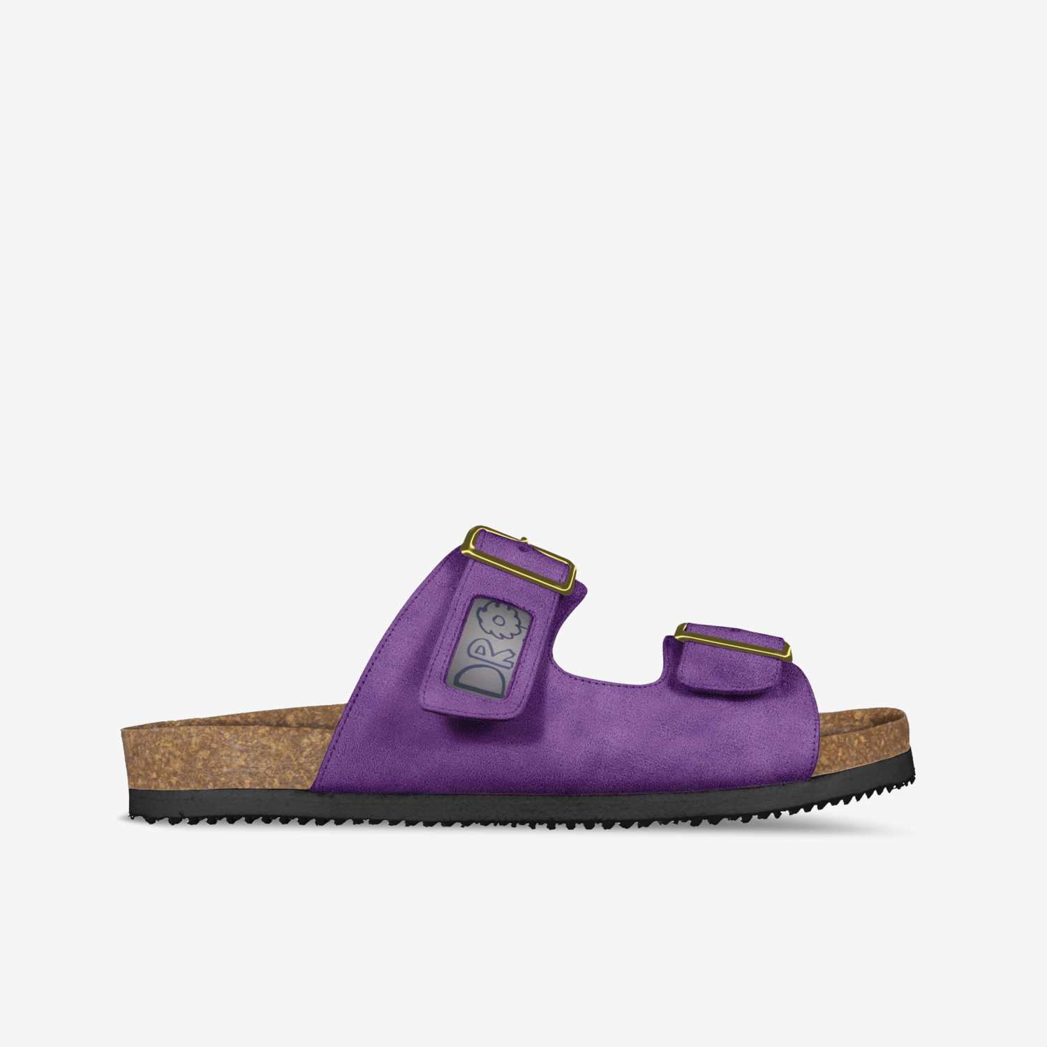 DROCO DENIM custom made in Italy shoes by Mula Makker | Side view