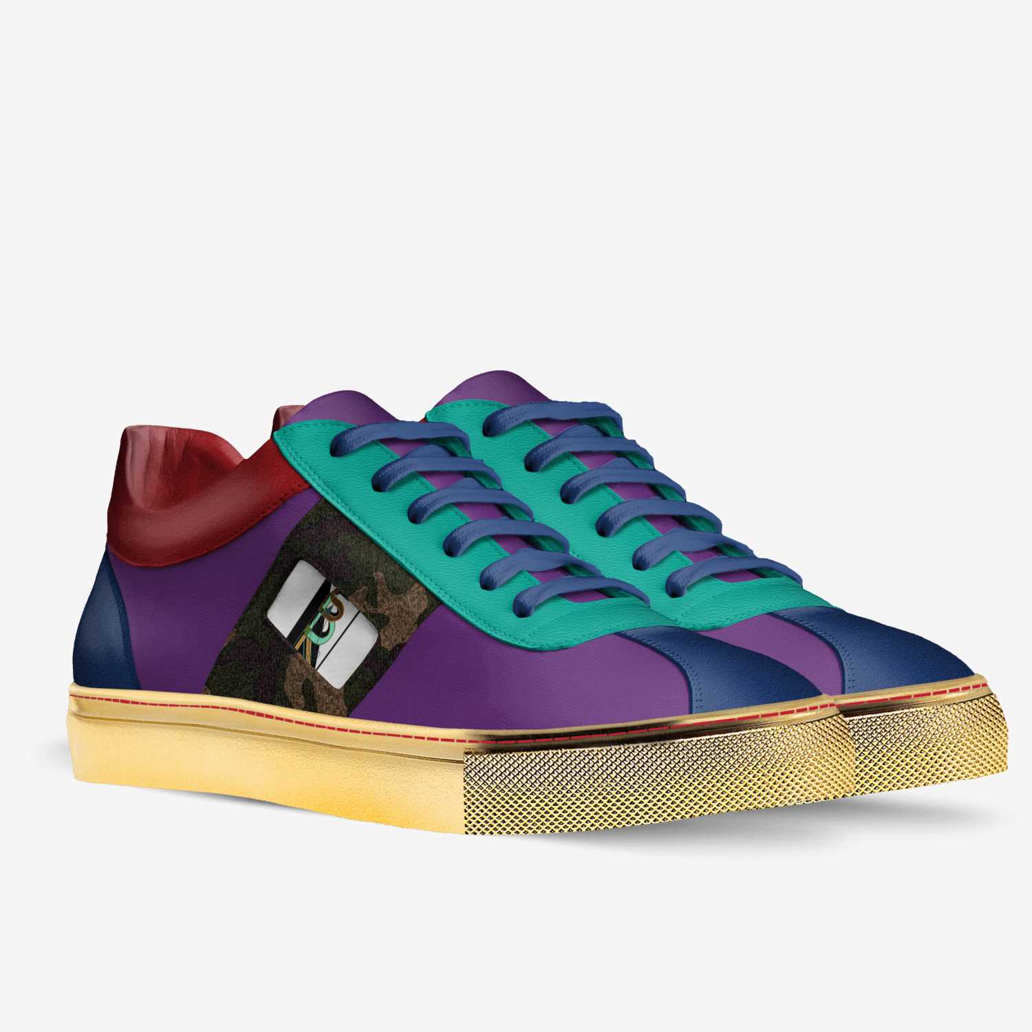 Santa Ba-Row F58 custom made in Italy shoes by Chinara London | Double view
