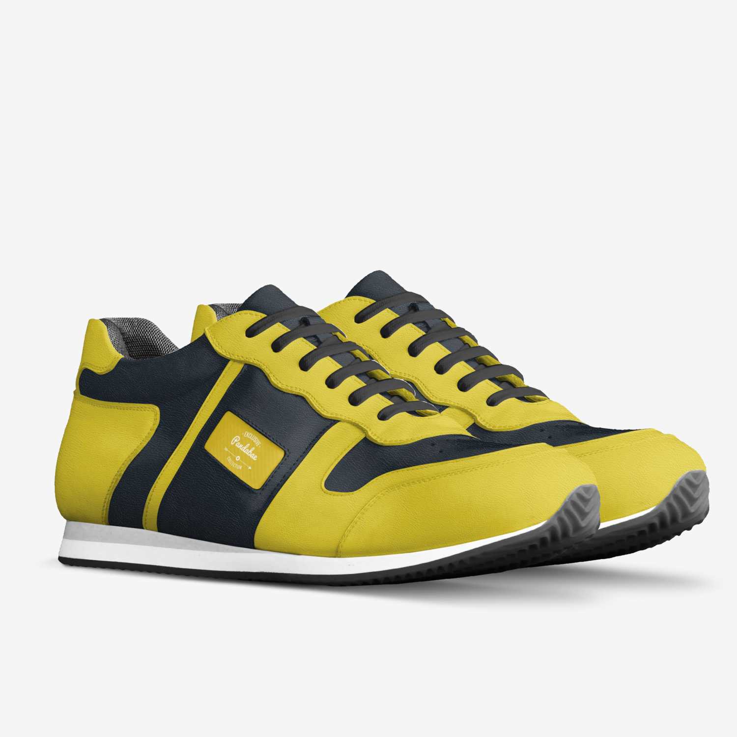 Pandabae custom made in Italy shoes by Kiersten Claxton | Double view