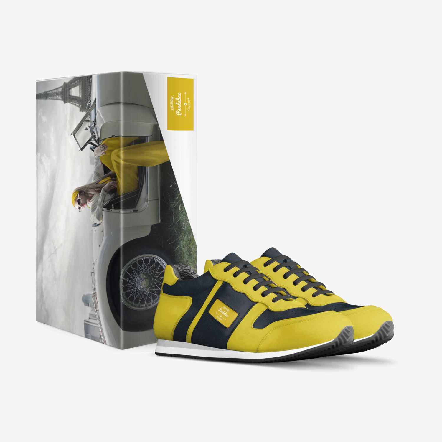 Pandabae custom made in Italy shoes by Kiersten Claxton | Box view