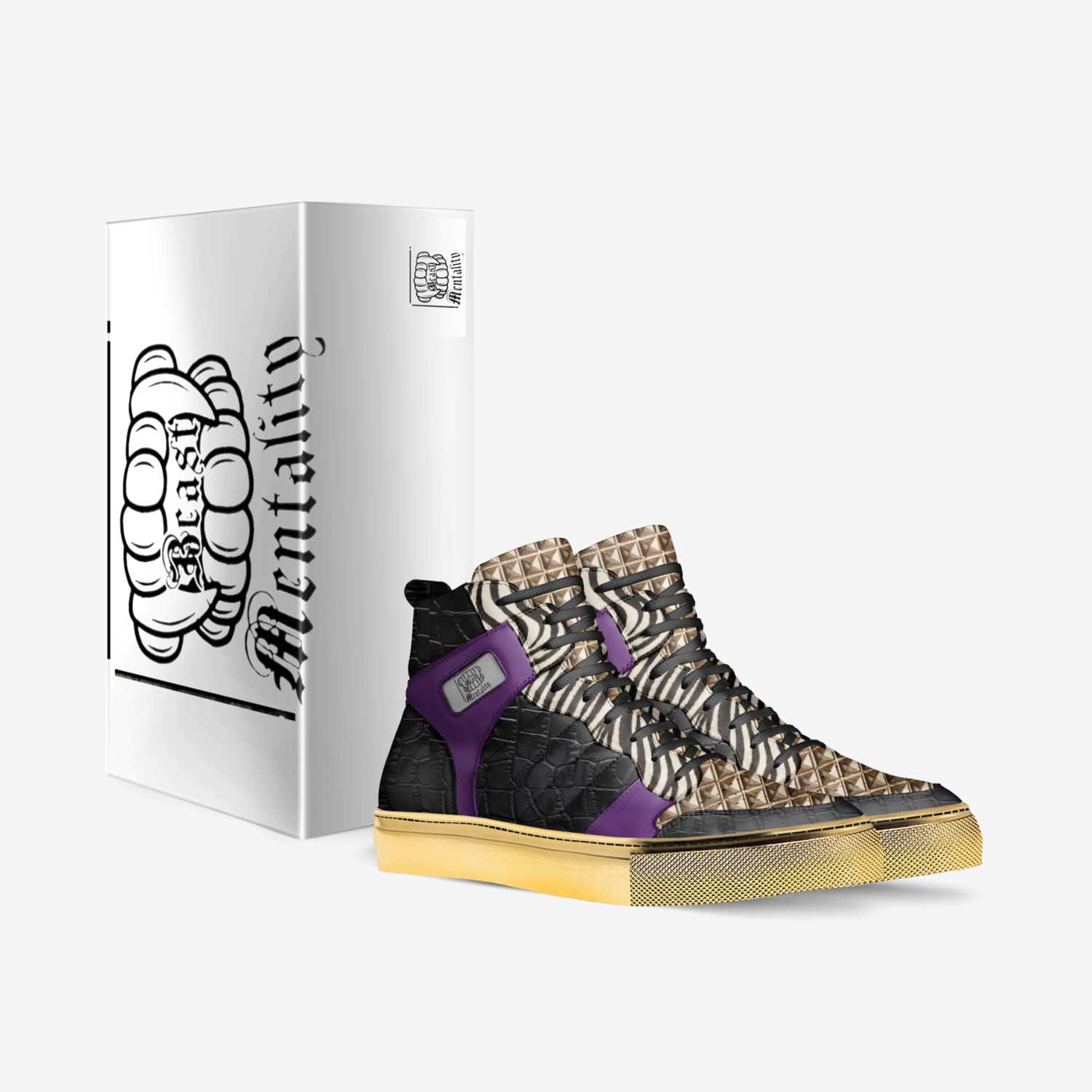 Beast Mentality  custom made in Italy shoes by Roy Chase | Box view