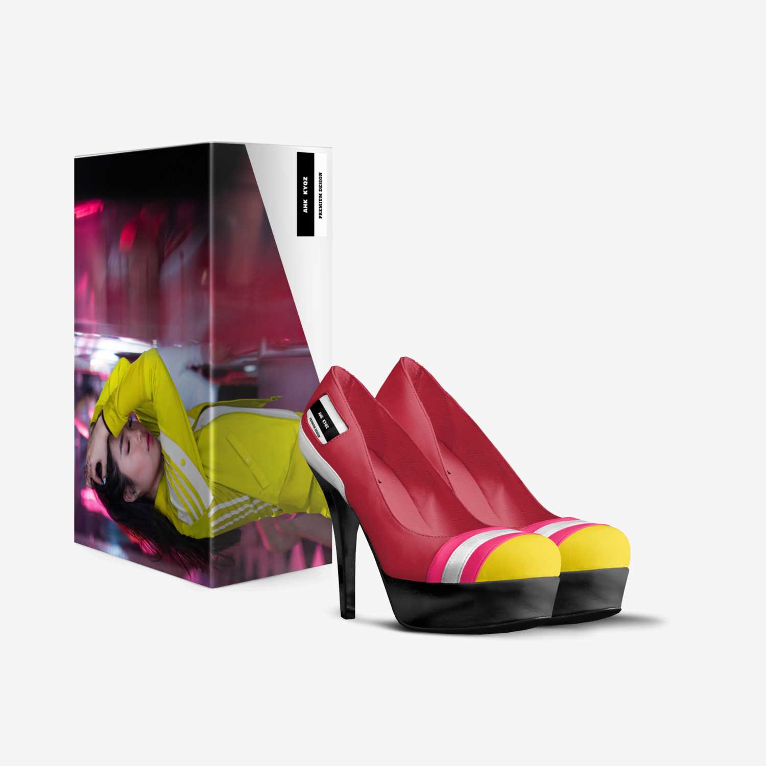 AhK KyQz custom made in Italy shoes by Shakirah Meadows | Box view