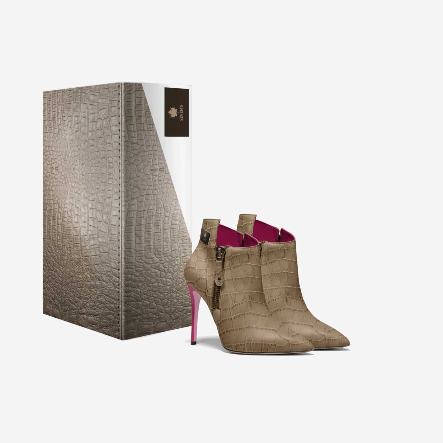 Raina custom made in Italy shoes by Seven Waters | Box view