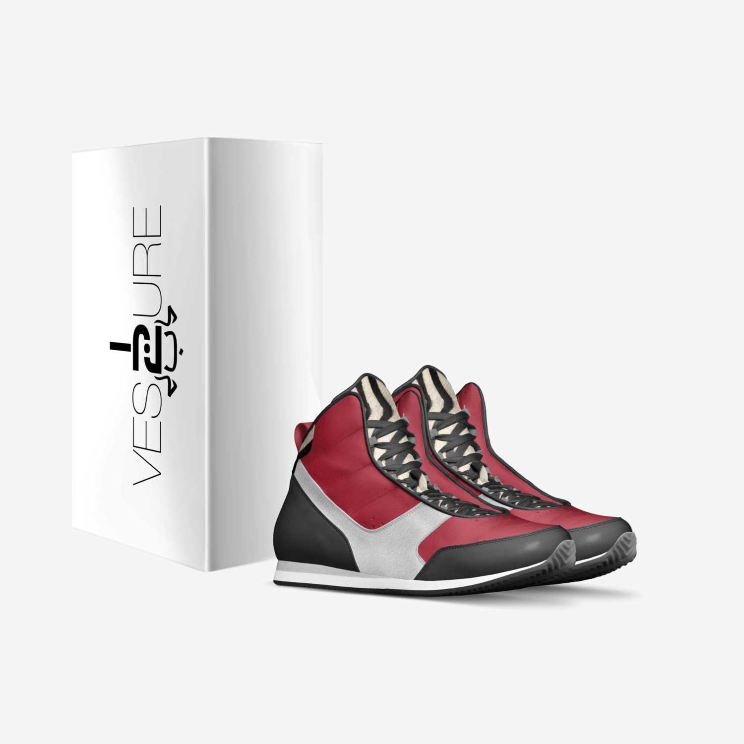 Ves2ure 7 custom made in Italy shoes by Jordan Warren Jr | Box view