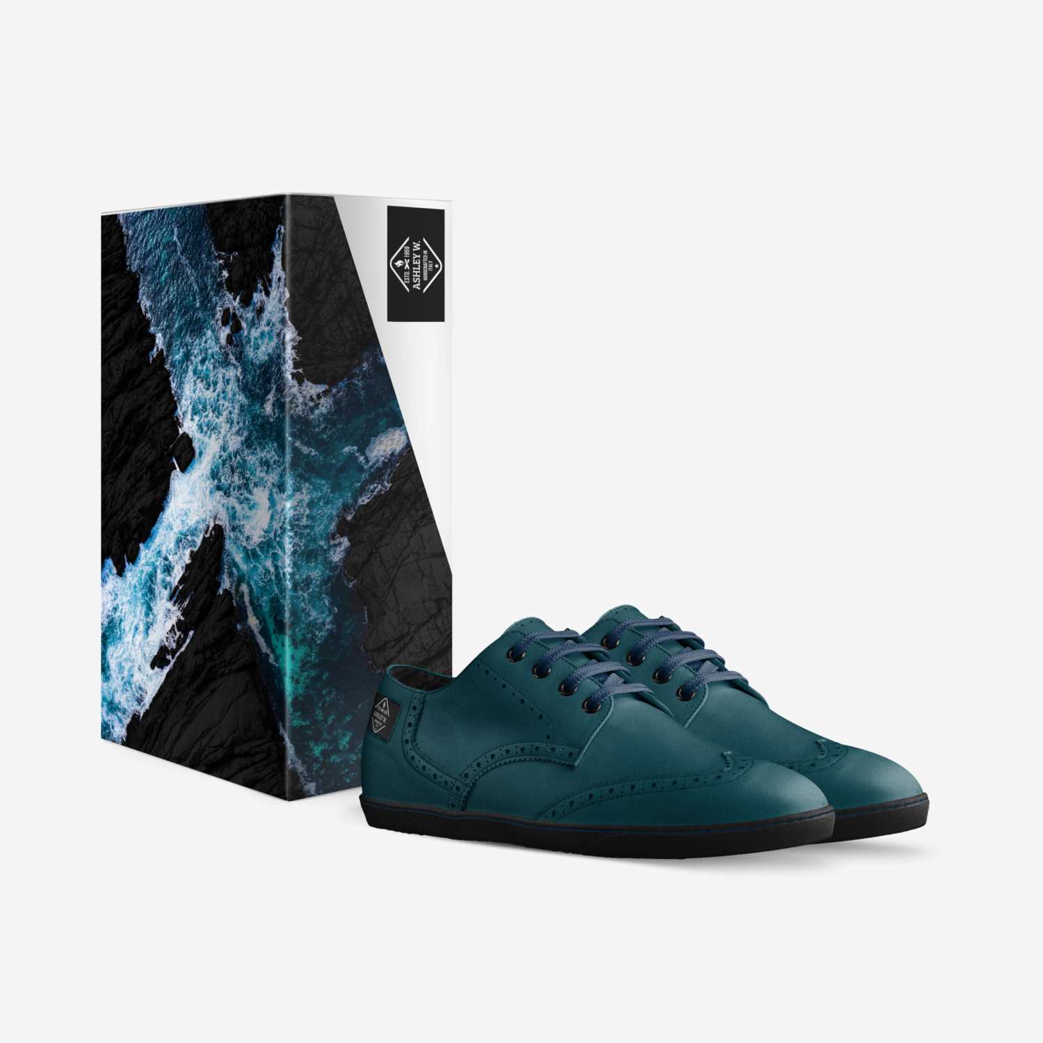 Ashley W. custom made in Italy shoes by Ebony Williams | Box view