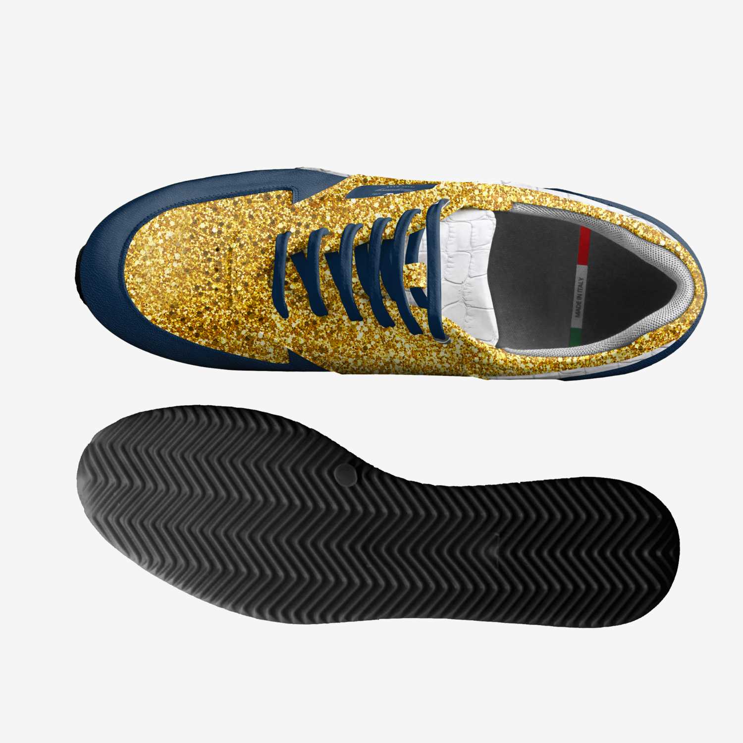 Flaucysaucy  custom made in Italy shoes by Ahshaki Gibson | Top view