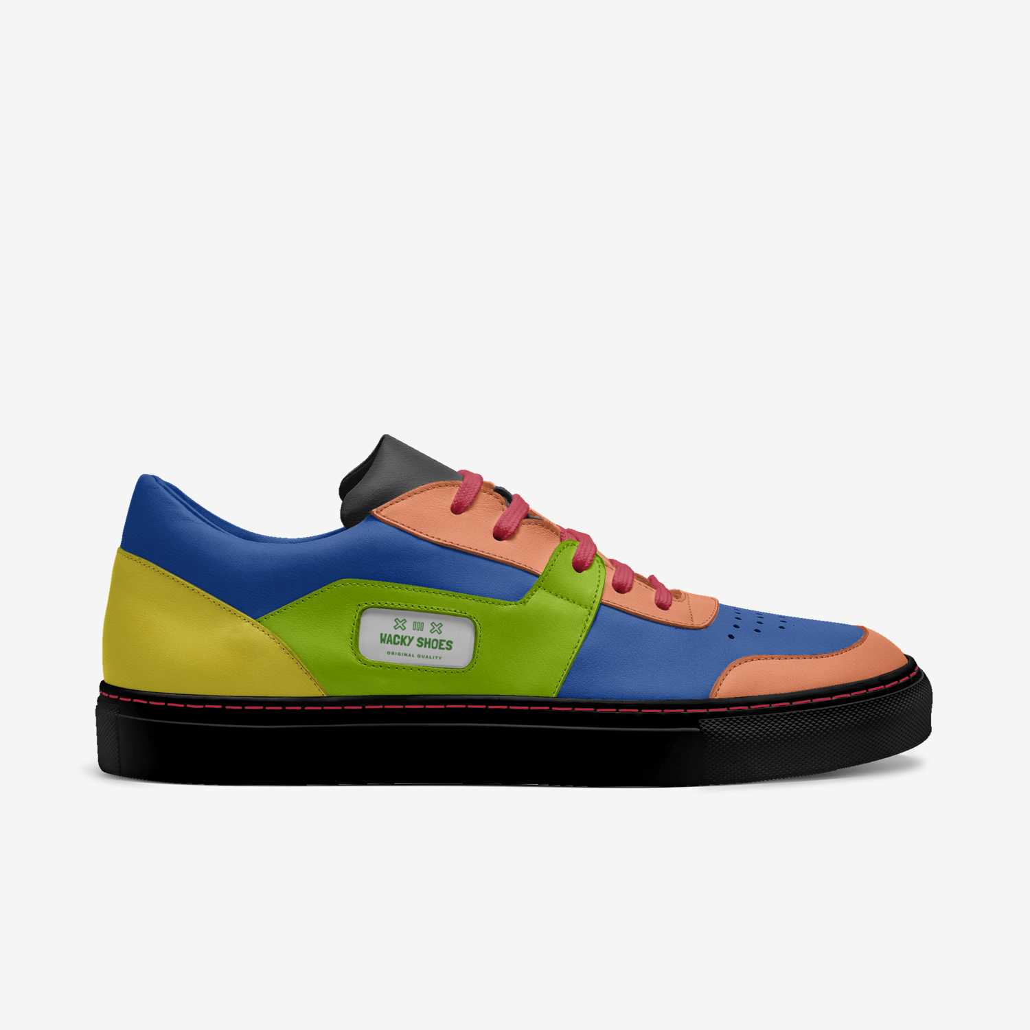 Wacky Shoes custom made in Italy shoes by Caleb Johnson | Side view