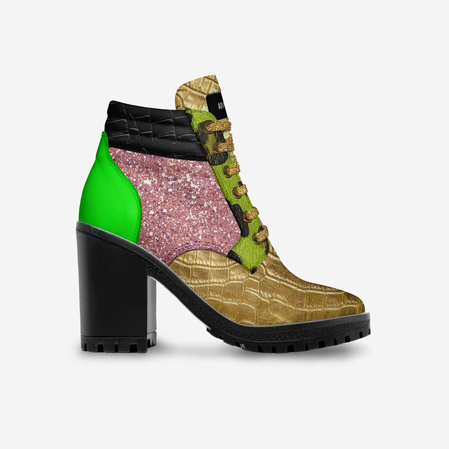 AIWAX DANCE V custom made in Italy shoes by Magdalena Fernandez | Side view