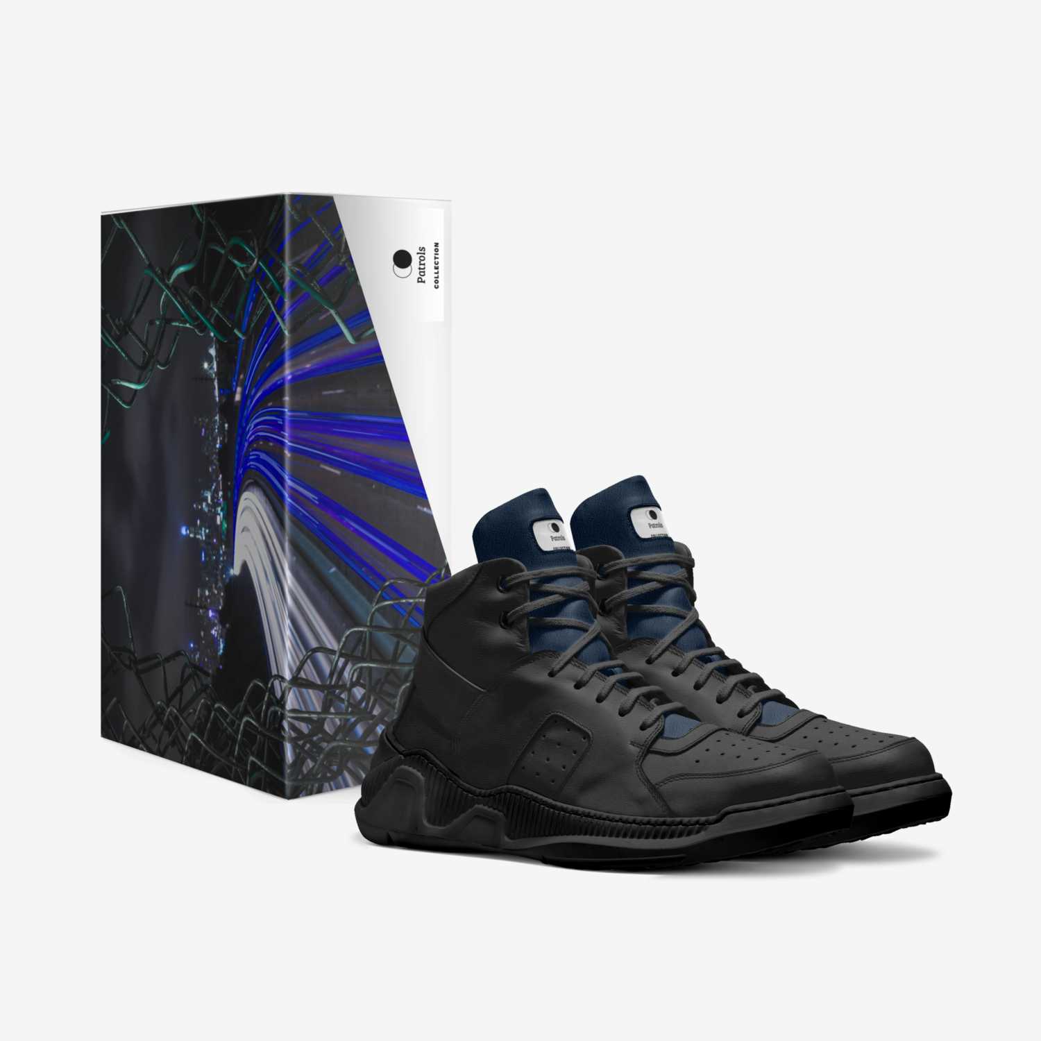 Patrols custom made in Italy shoes by Cj Ballesteros | Box view