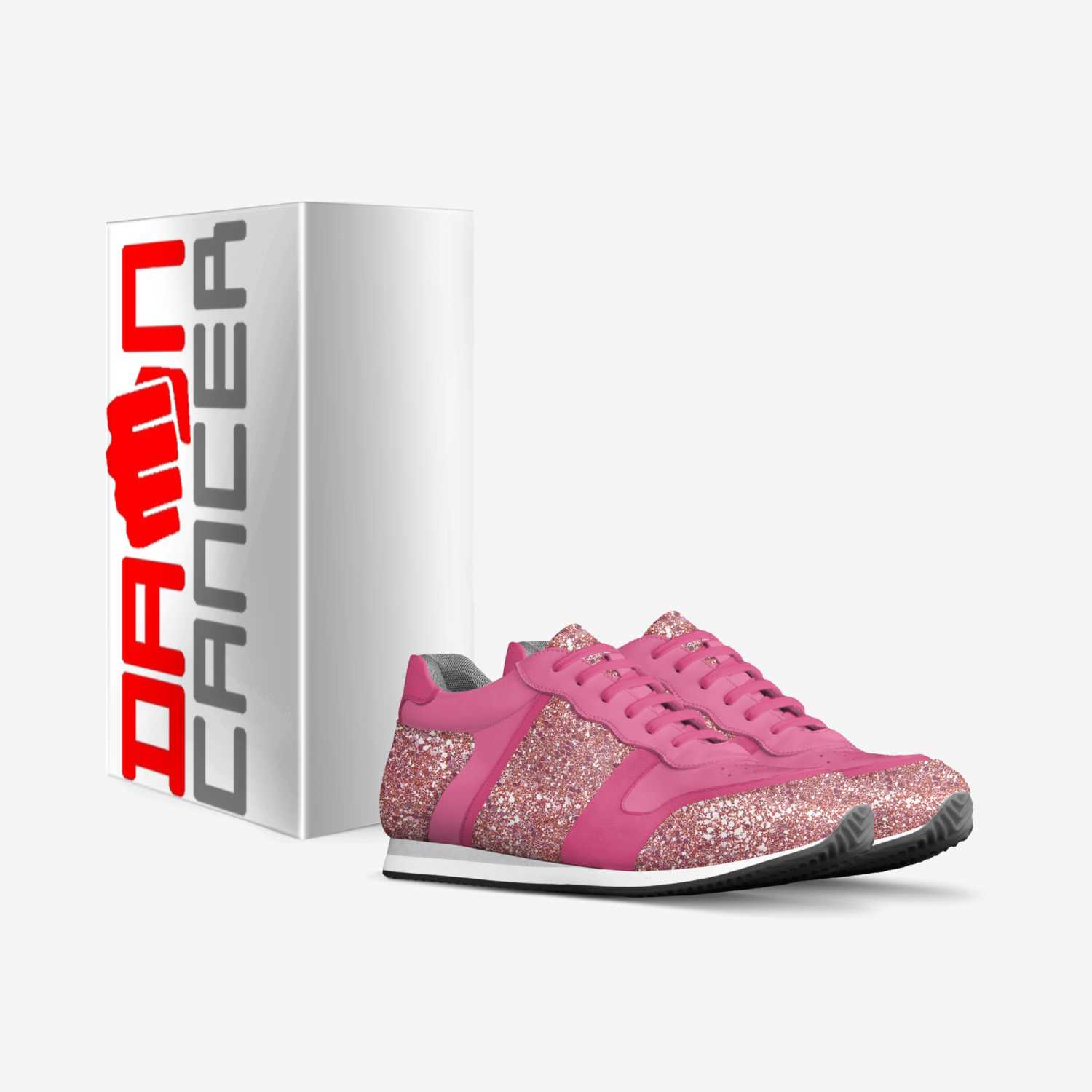 Damn Cancer custom made in Italy shoes by R’achelle Phillips | Box view