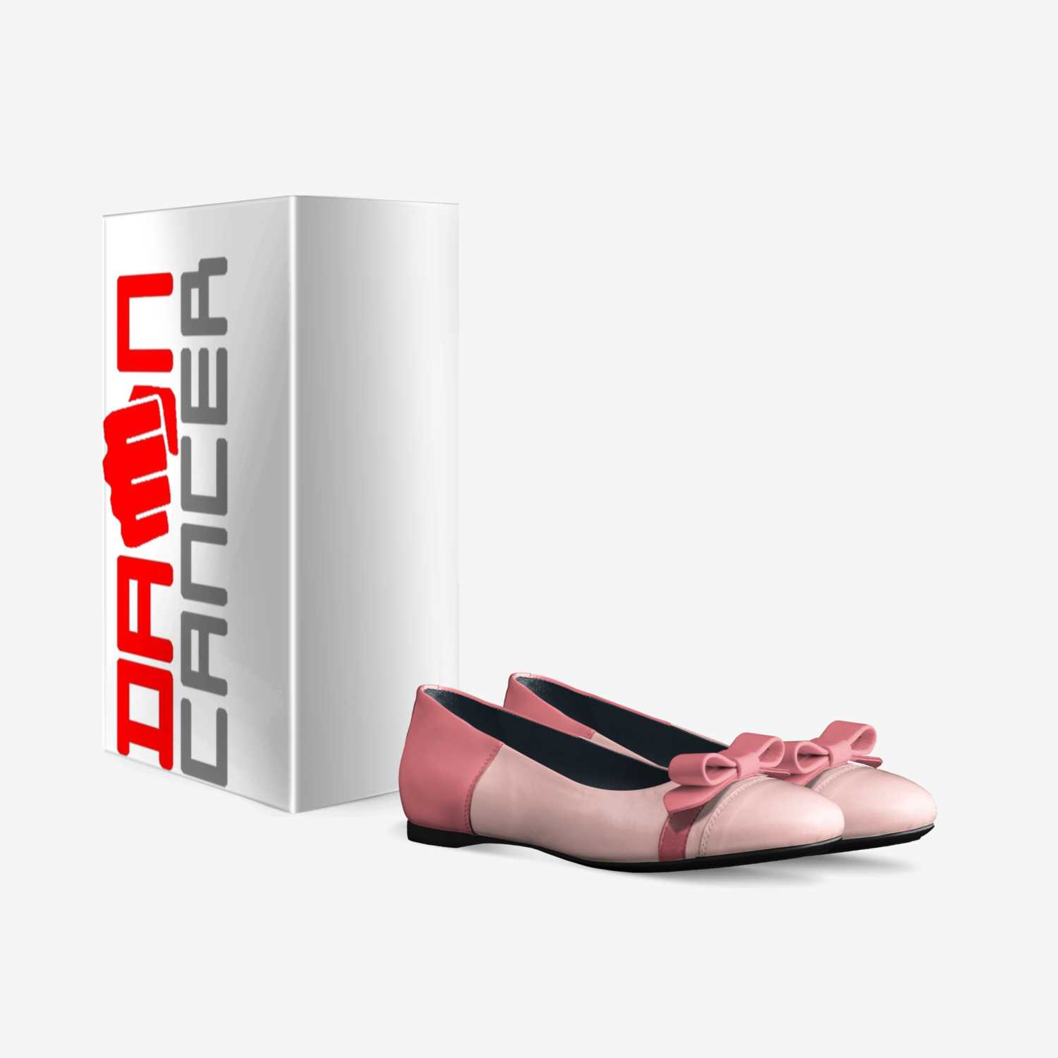 Damn Cancer custom made in Italy shoes by R’achelle Phillips | Box view