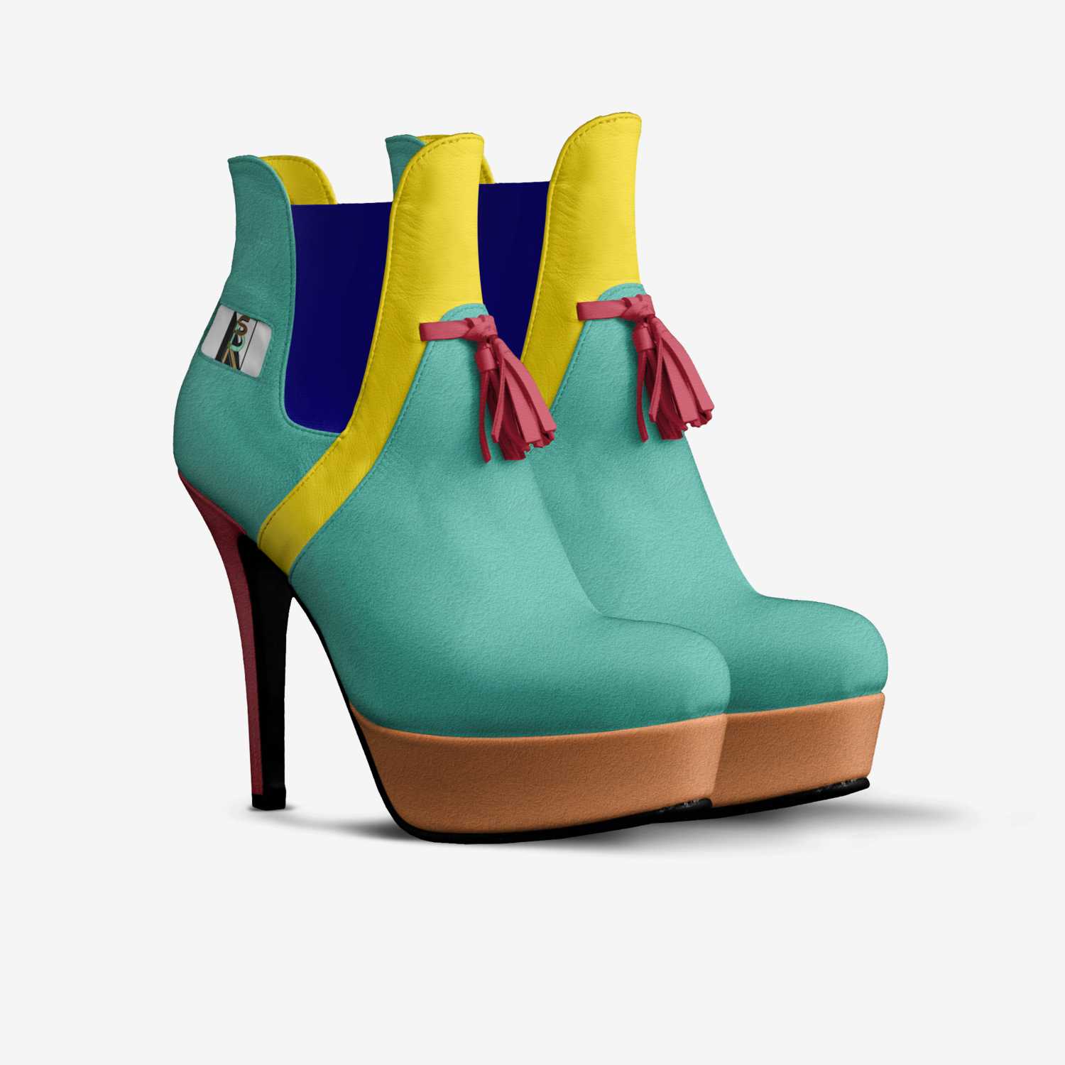 Santa Ba-Row H72 custom made in Italy shoes by Chinara London | Double view