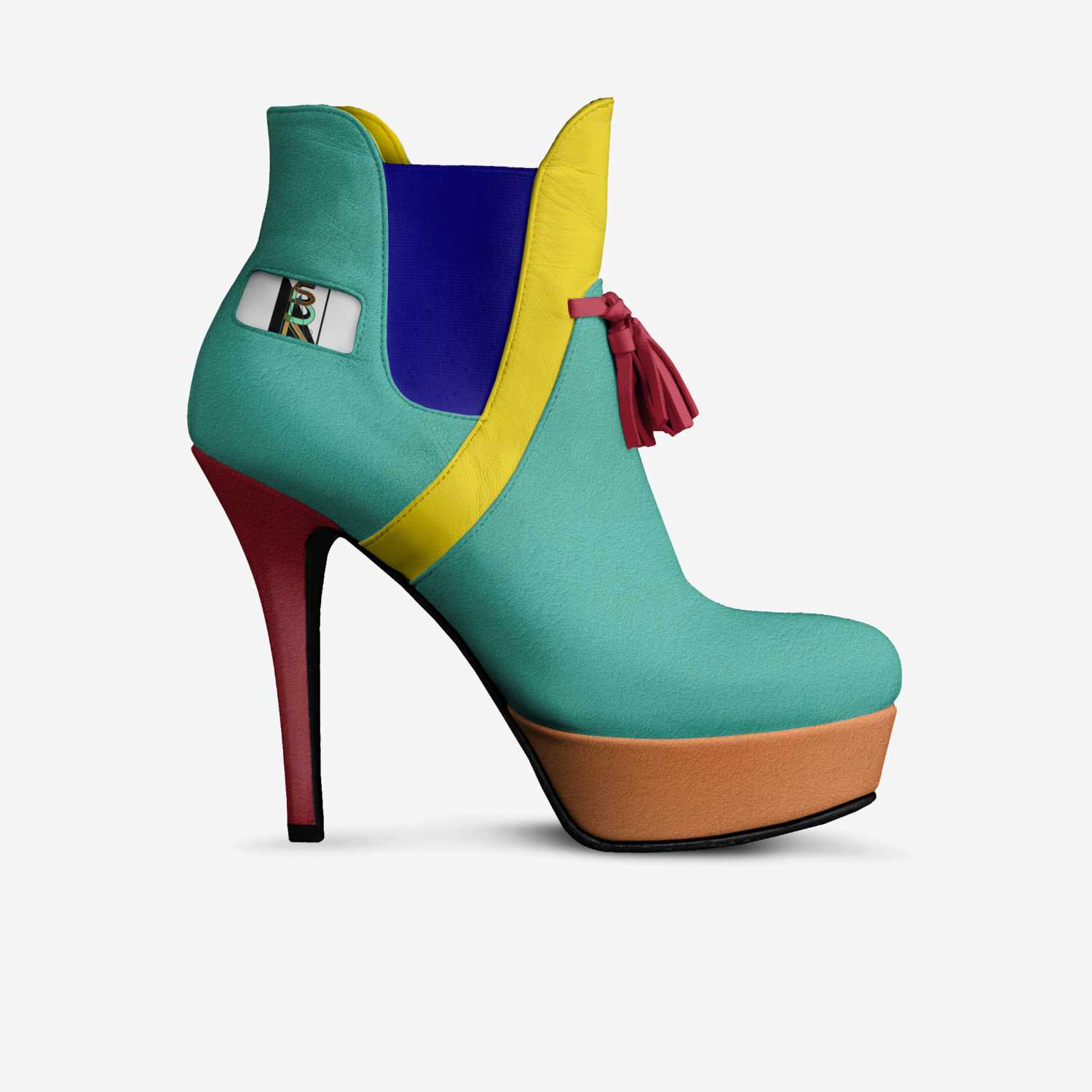 Santa Ba-Row H72 custom made in Italy shoes by Chinara London | Side view