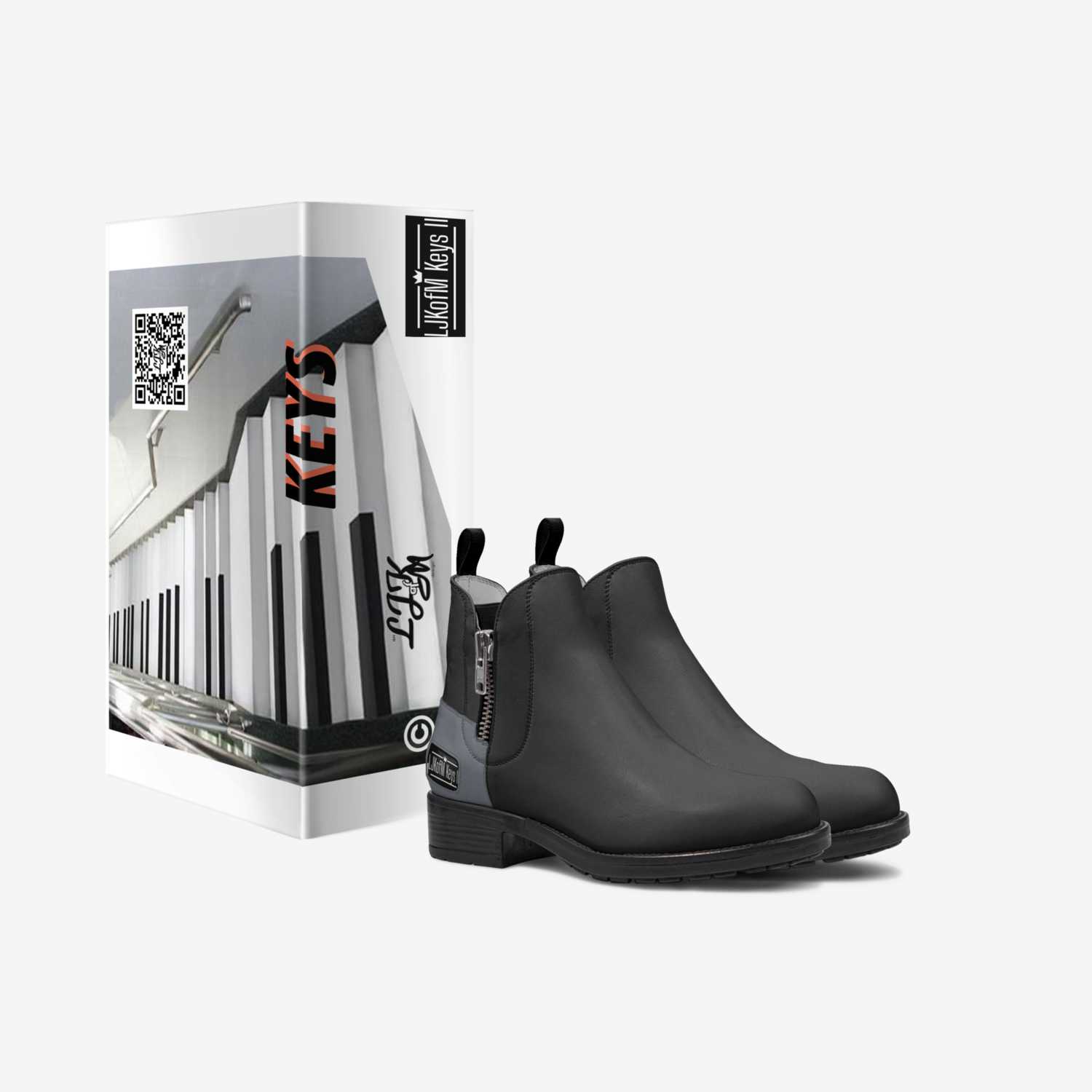 LJKofM Keys II custom made in Italy shoes by Jacqueline J Spratley | Box view