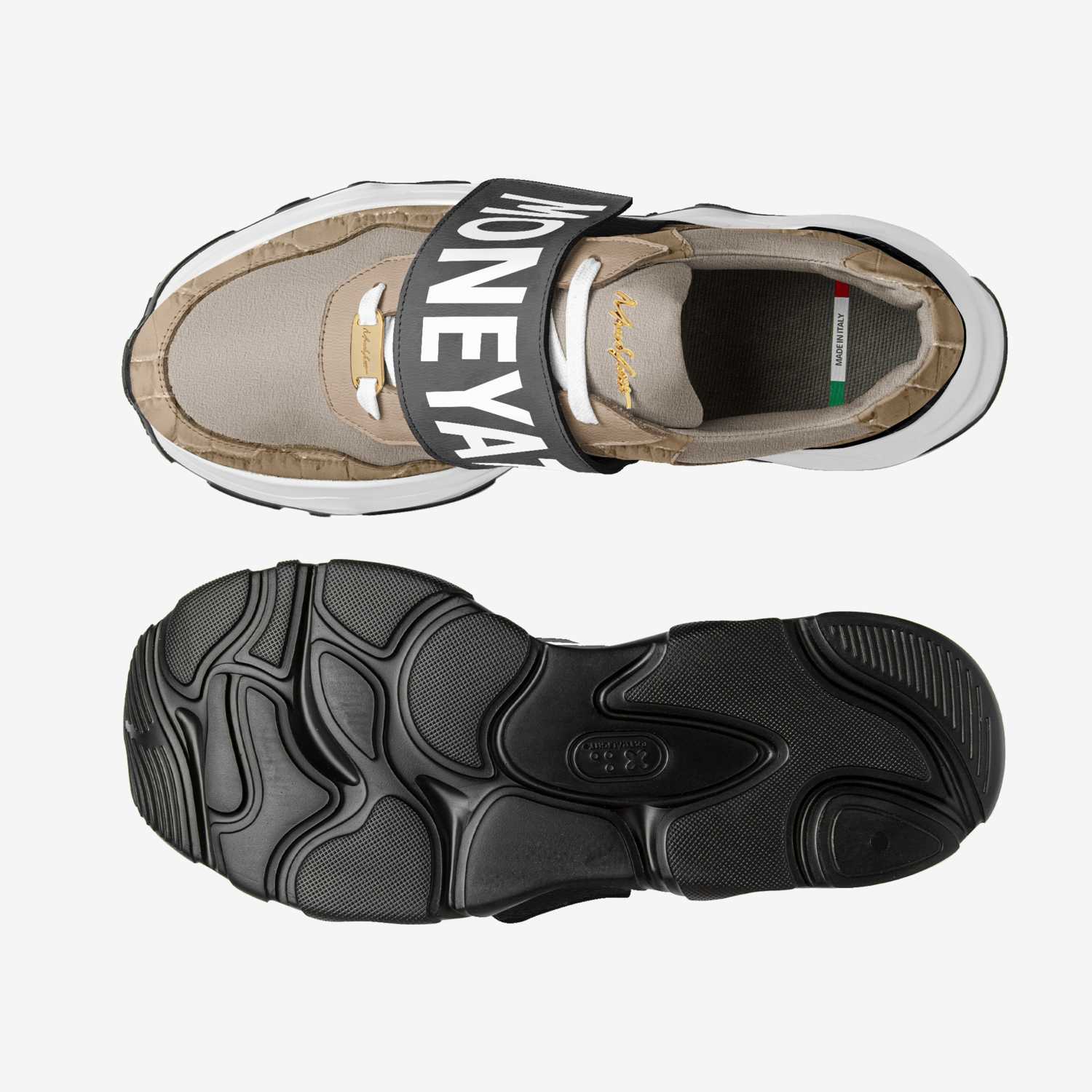 Moneyatti IZ017P custom made in Italy shoes by Moneyatti Brand | Top view