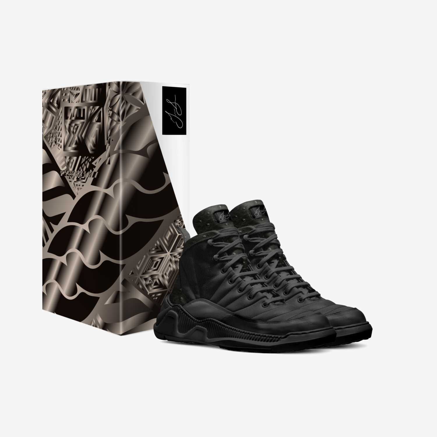 Don Obsidians custom made in Italy shoes by Gueston Smith | Box view