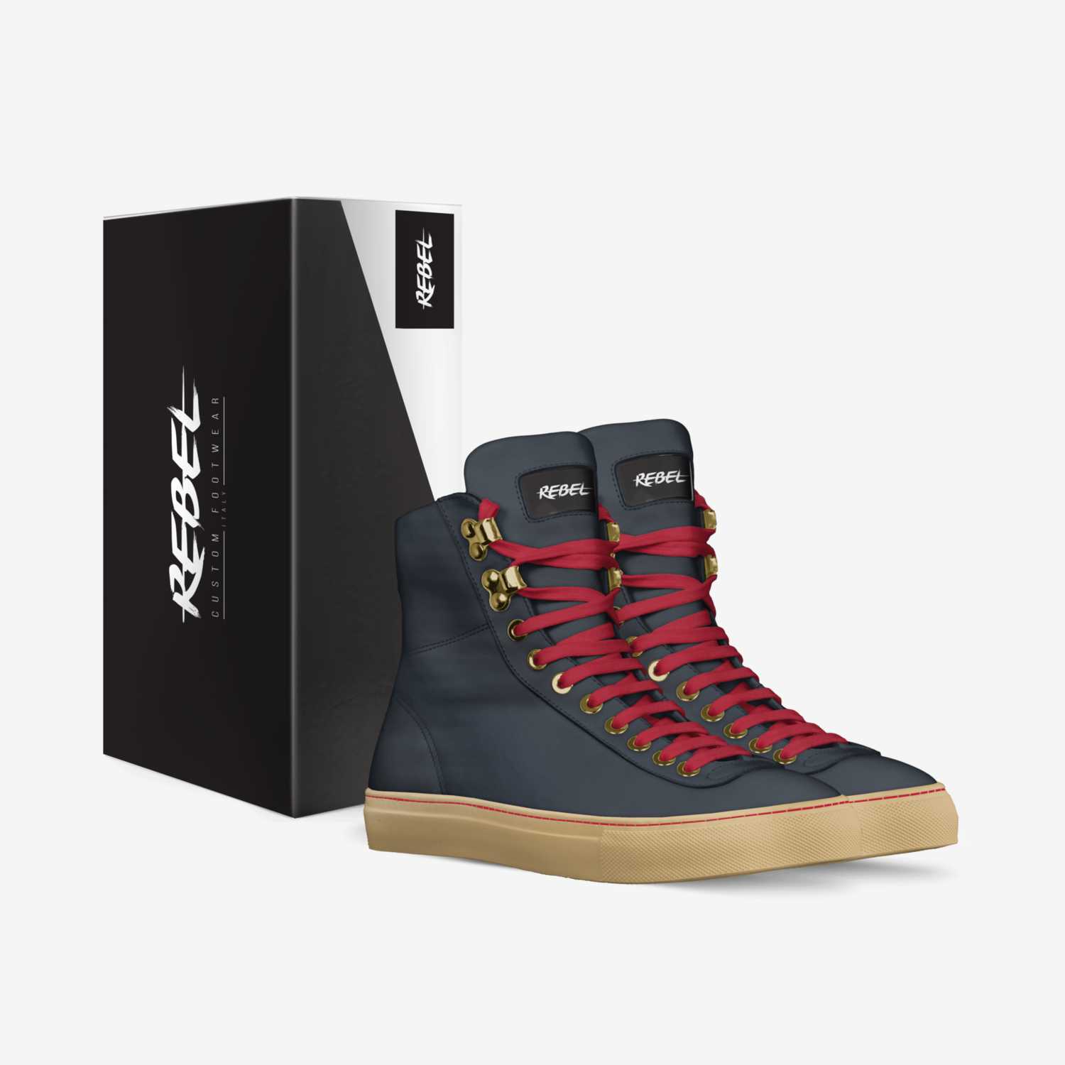 The Rebel custom made in Italy shoes by Rebel Footwear | Box view