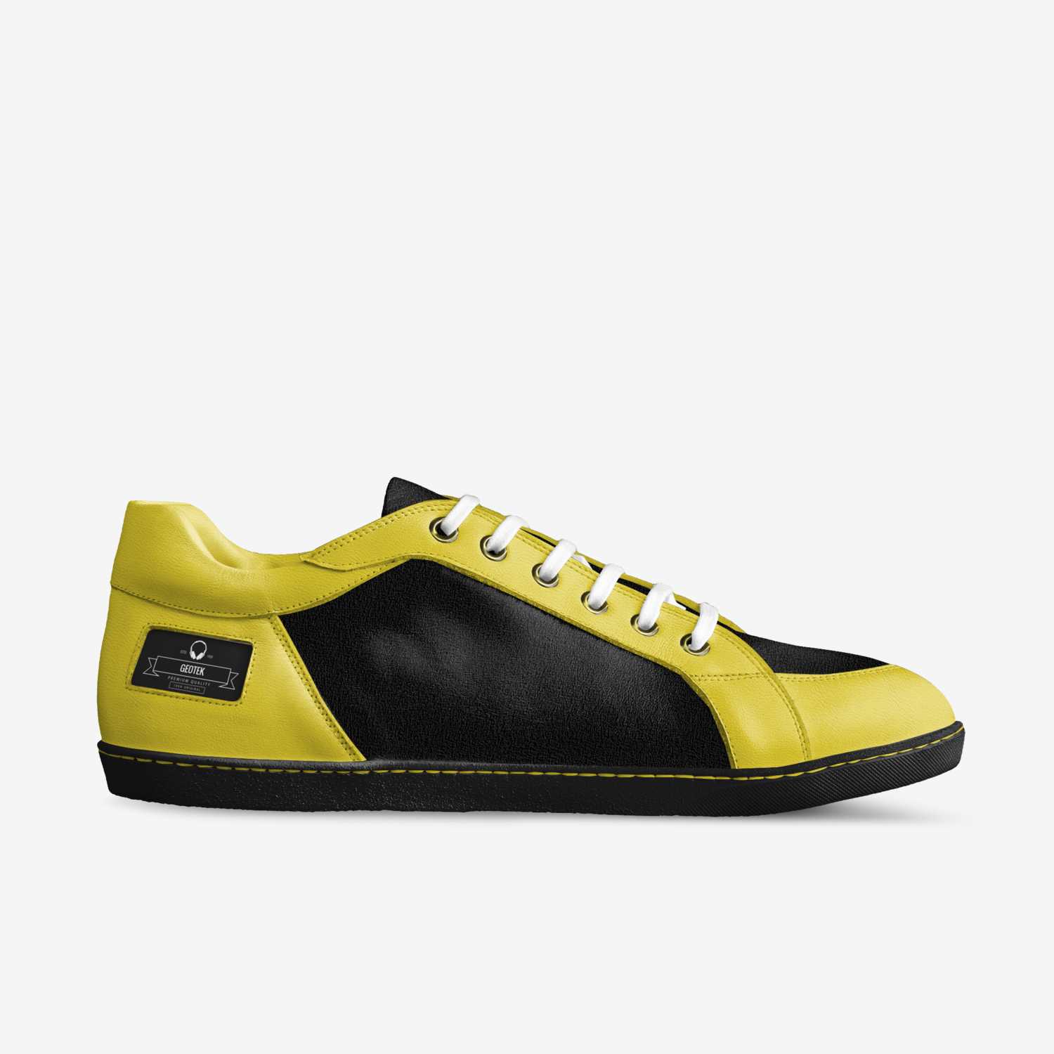 geotek custom made in Italy shoes by Reggie Cole | Side view
