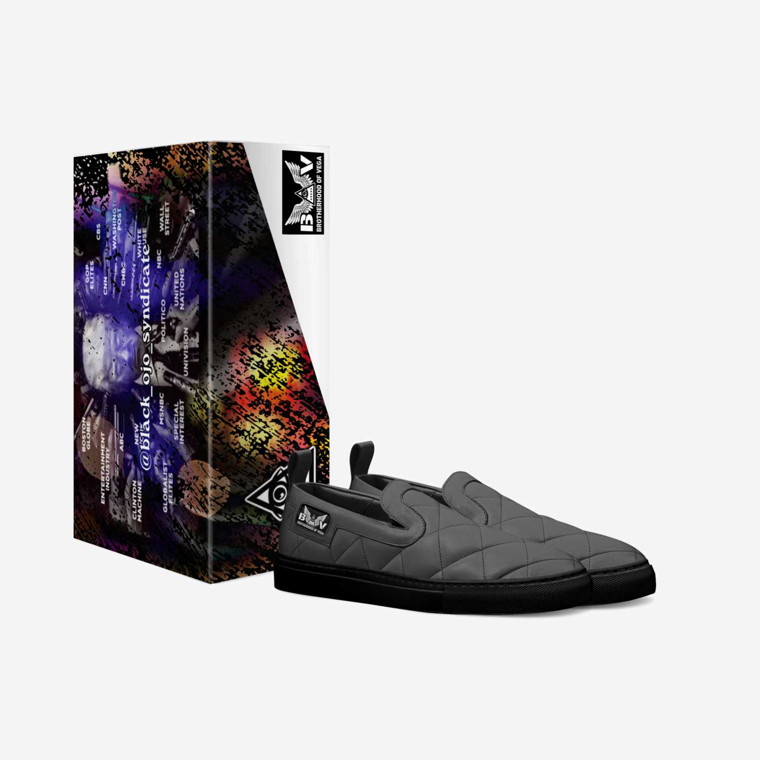 B.O.V custom made in Italy shoes by Redstar Mafia | Box view