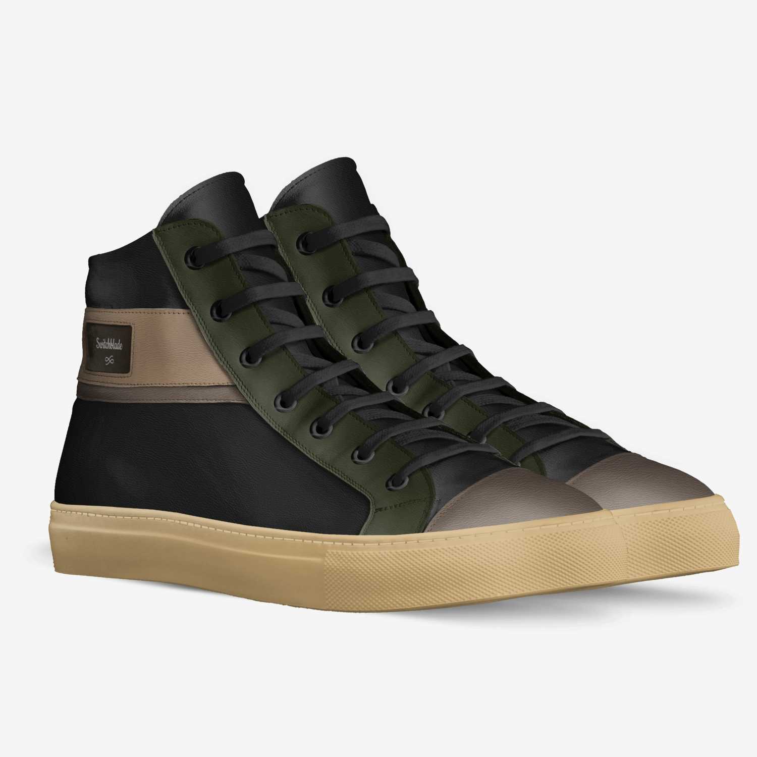 Switchblade  custom made in Italy shoes by Stephanie Orick | Double view