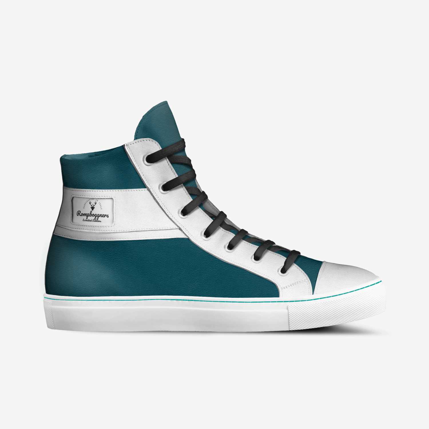 Rompboggners custom made in Italy shoes by Dalton & Lacy Skeen | Side view