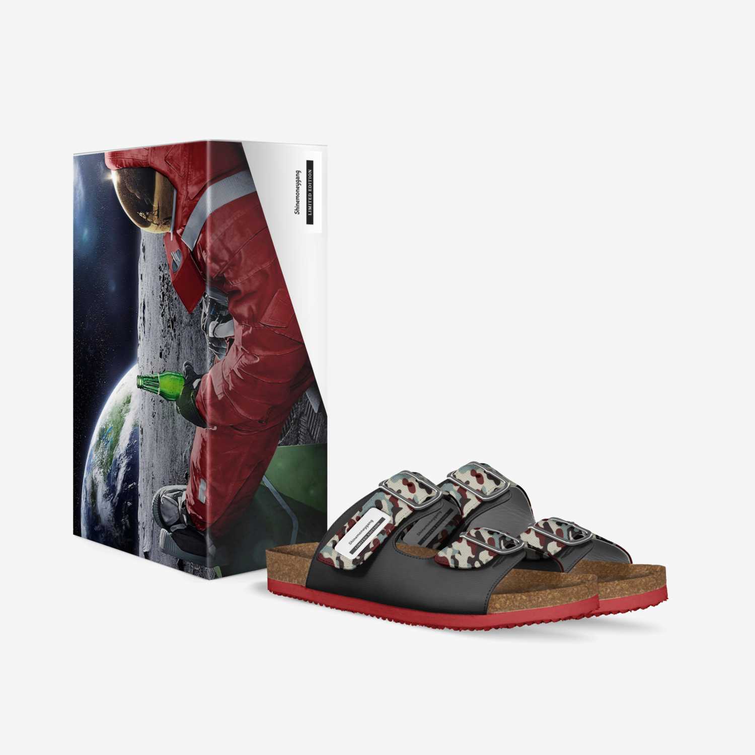 Shinemoneygang  custom made in Italy shoes by Mysaan Quan | Box view