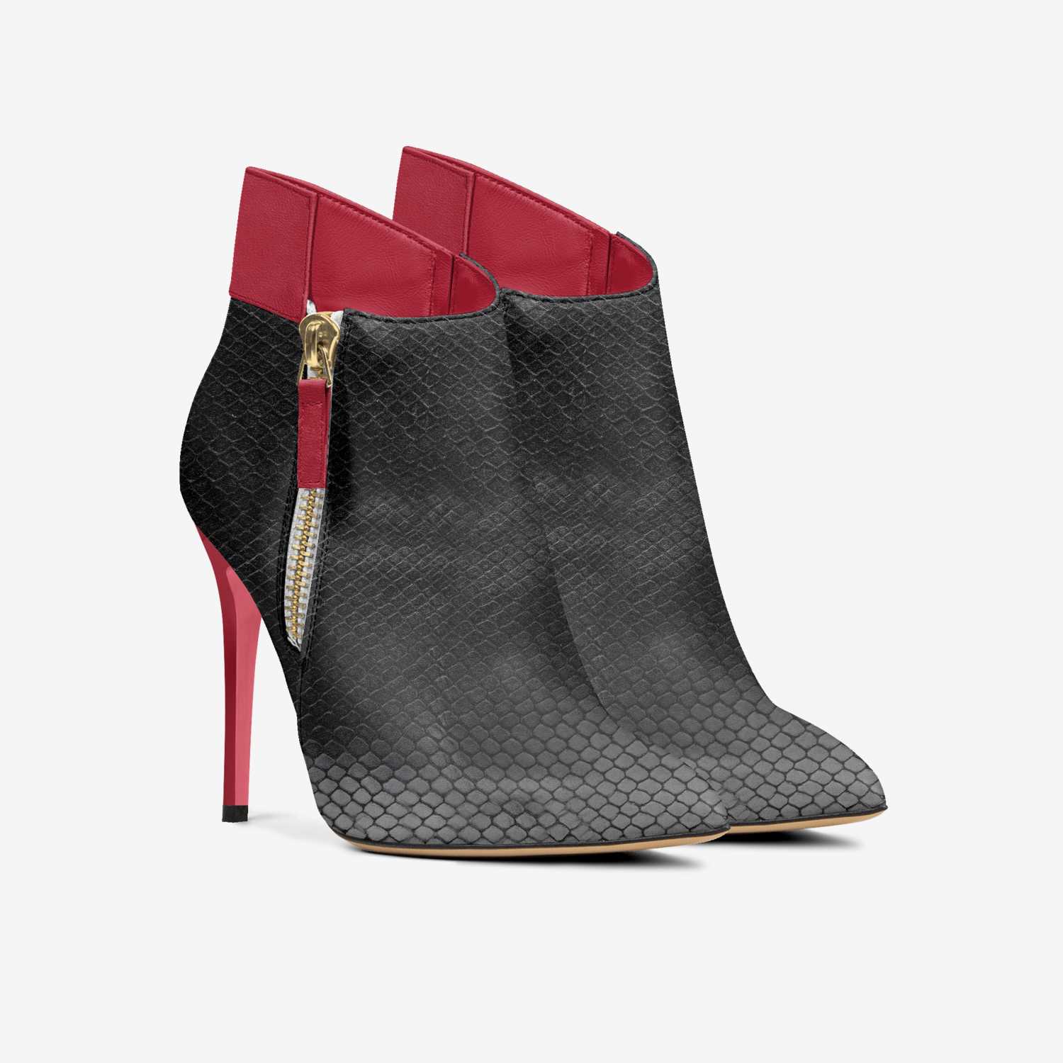 The KΛΕΟ project custom made in Italy shoes by Vasiliki Papadopoulos | Double view