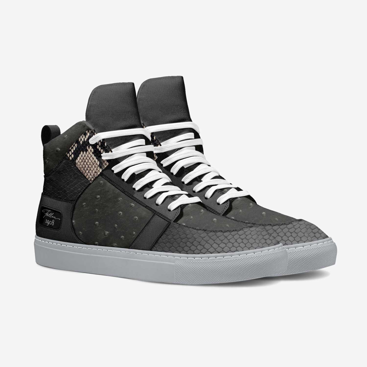 FALLEN 1908 custom made in Italy shoes by Redstar Mafia | Double view