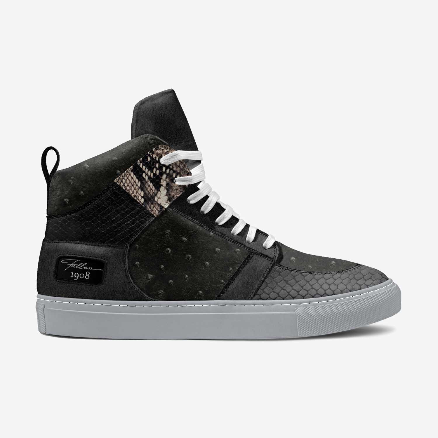 FALLEN 1908 custom made in Italy shoes by Redstar Mafia | Side view