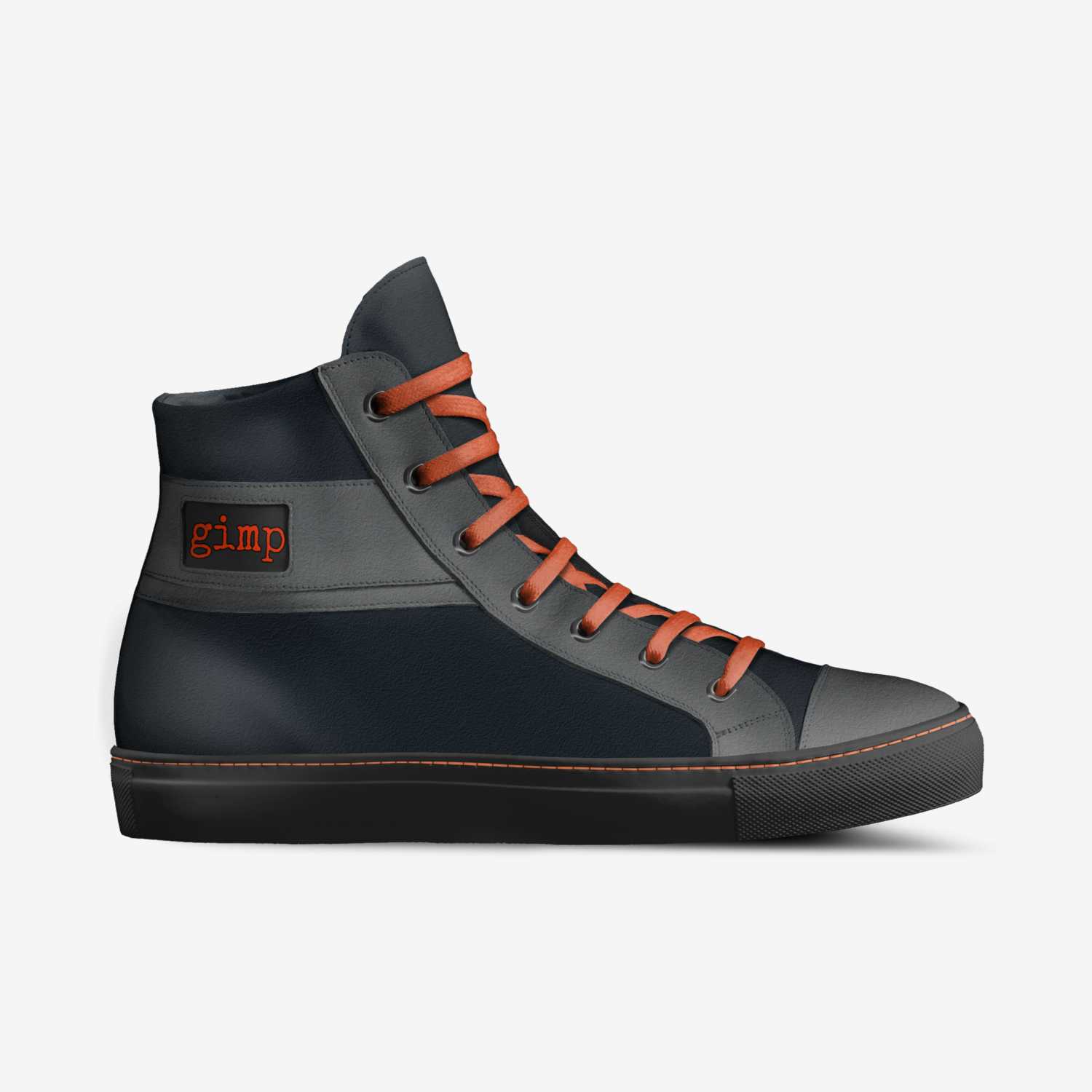 GIMP custom made in Italy shoes by Agency Aliveshoes | Side view