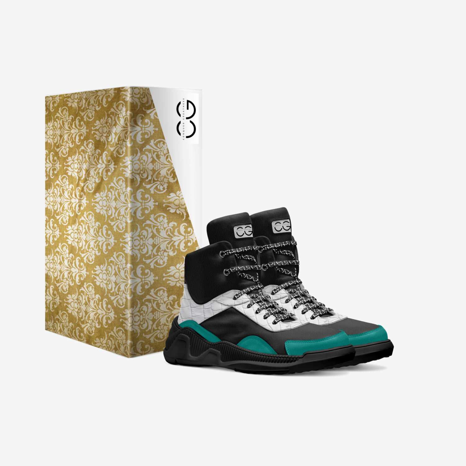 CG Conquer 2 custom made in Italy shoes by Ruben Diego Atkinson | Box view