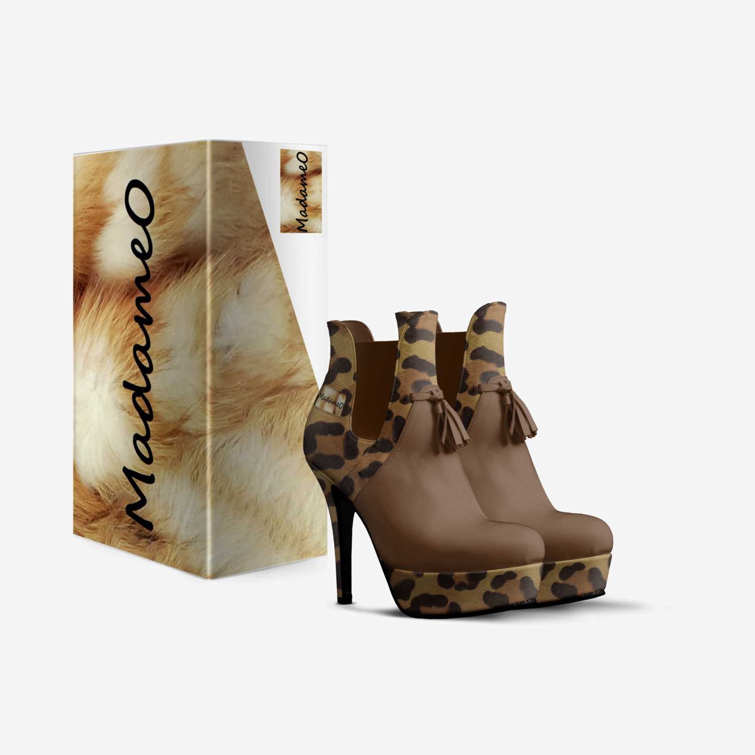 MadameO'sLeopard custom made in Italy shoes by Michelle Osterday | Box view