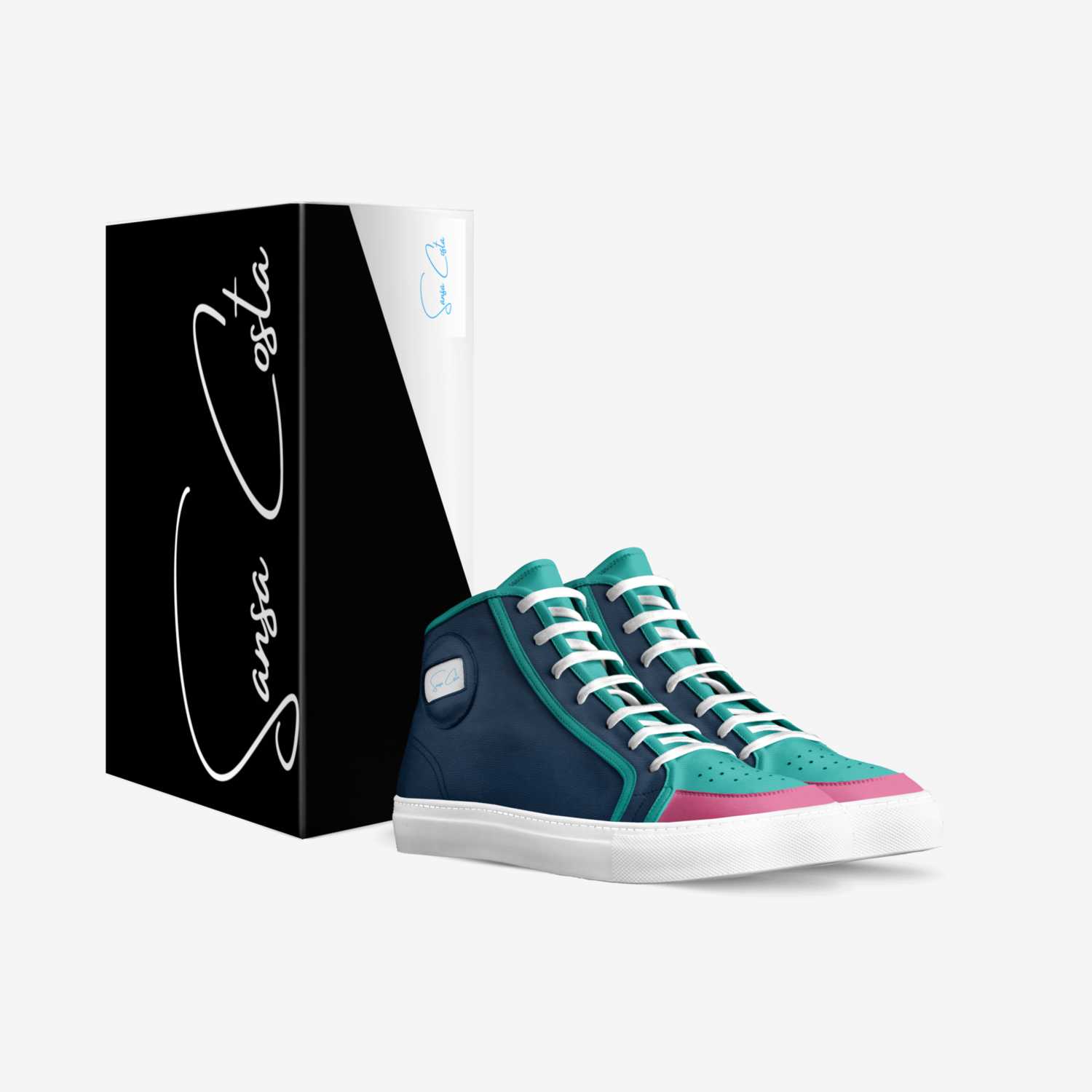 Aseyori custom made in Italy shoes by Sansa Costa | Box view